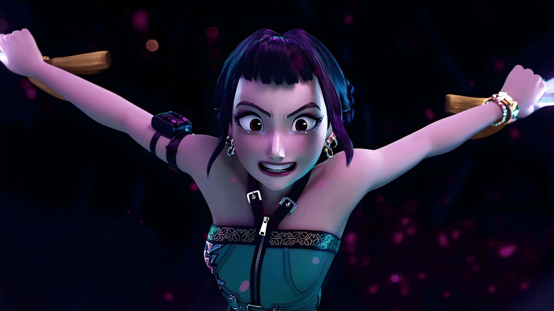 Zoey Kpop Cazadores De Demonios Fondo de pantalla