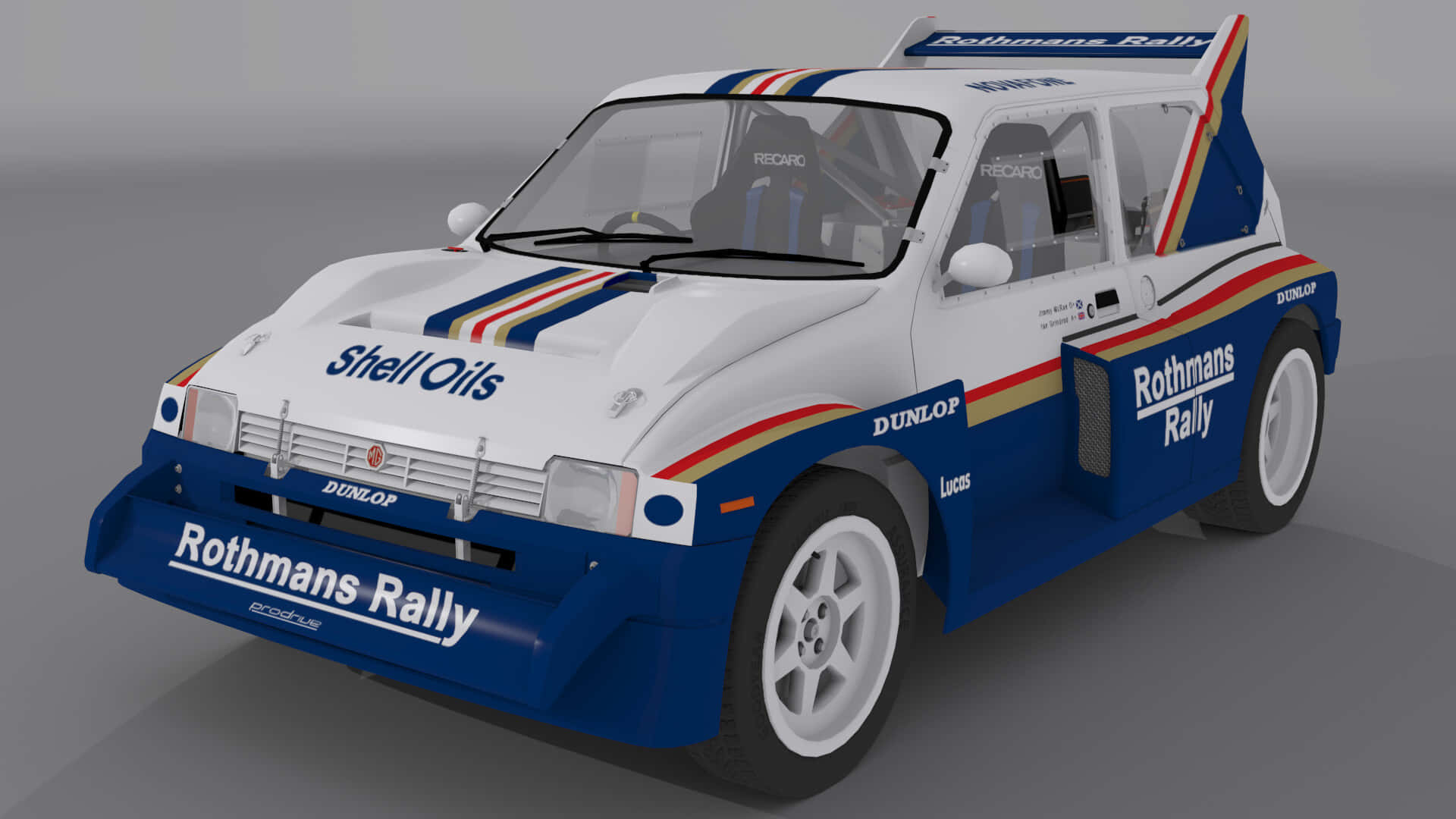 Download Classic Mg Metro 6r4 Rally Car In Action Wallpaper ...