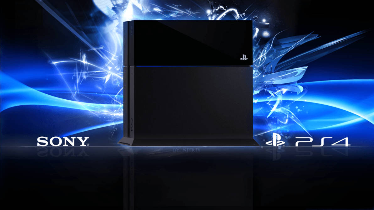 Abstract Sony Ps4 Console Background