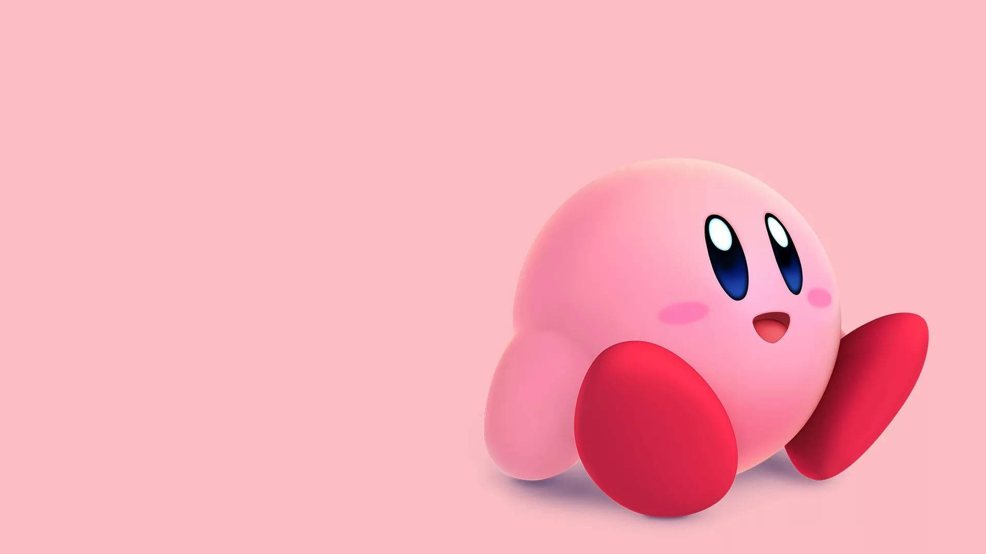 Adorable 3d Kirby Hd Background