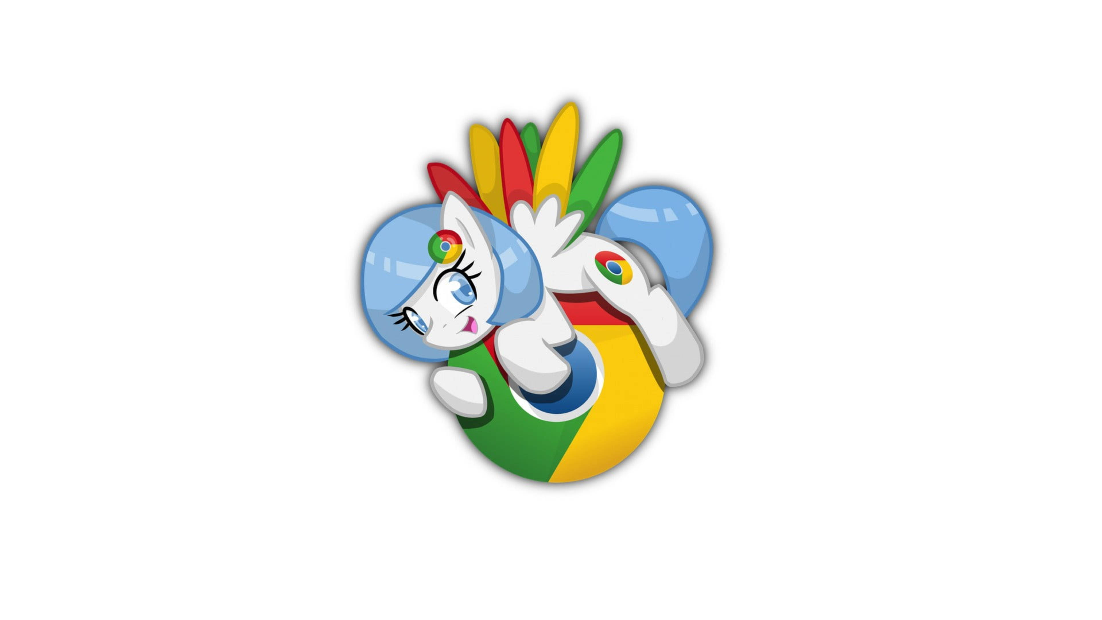 Adorable Google Chrome Pony Background