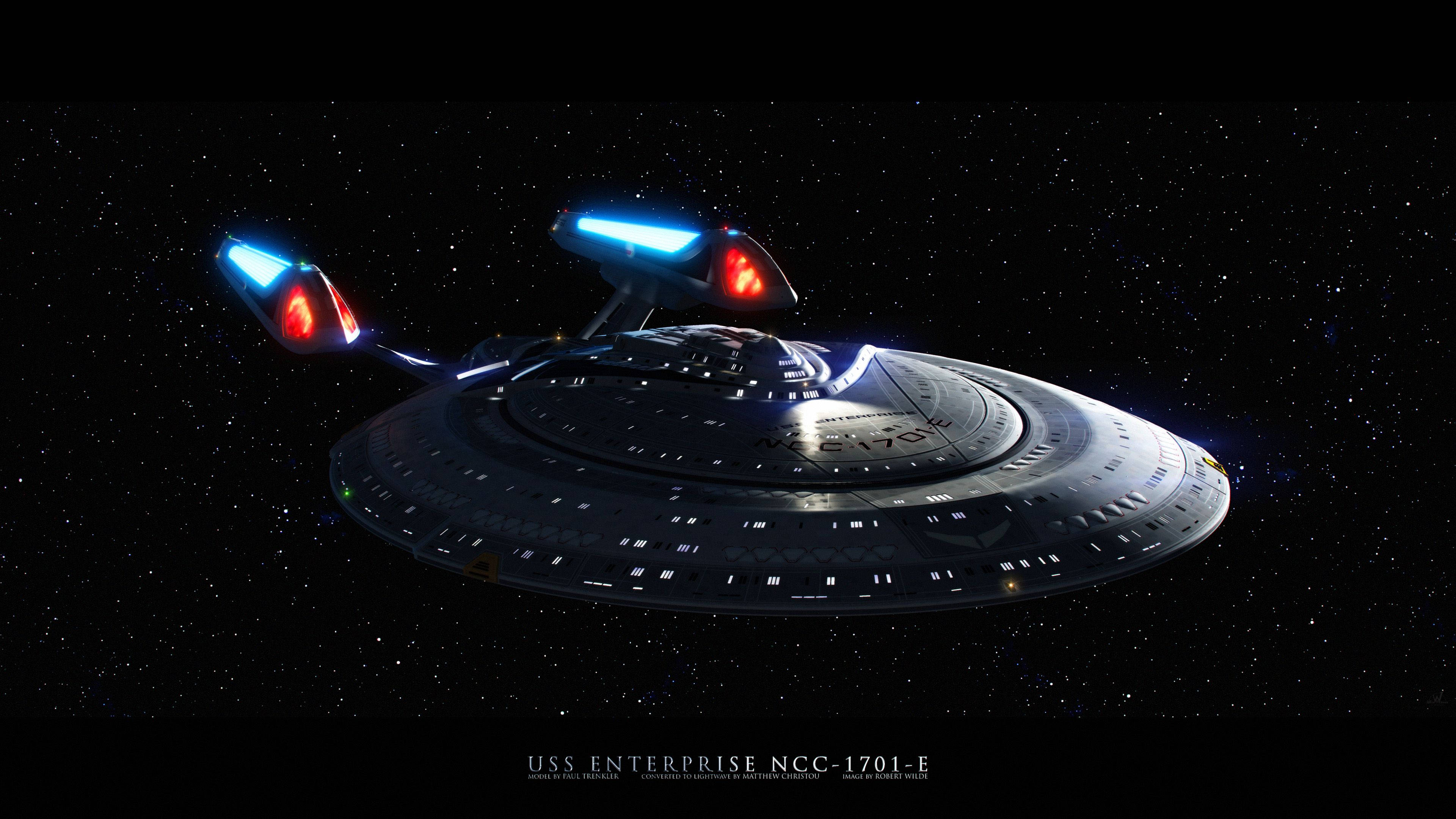 Advance Star Trek Spaceship Background