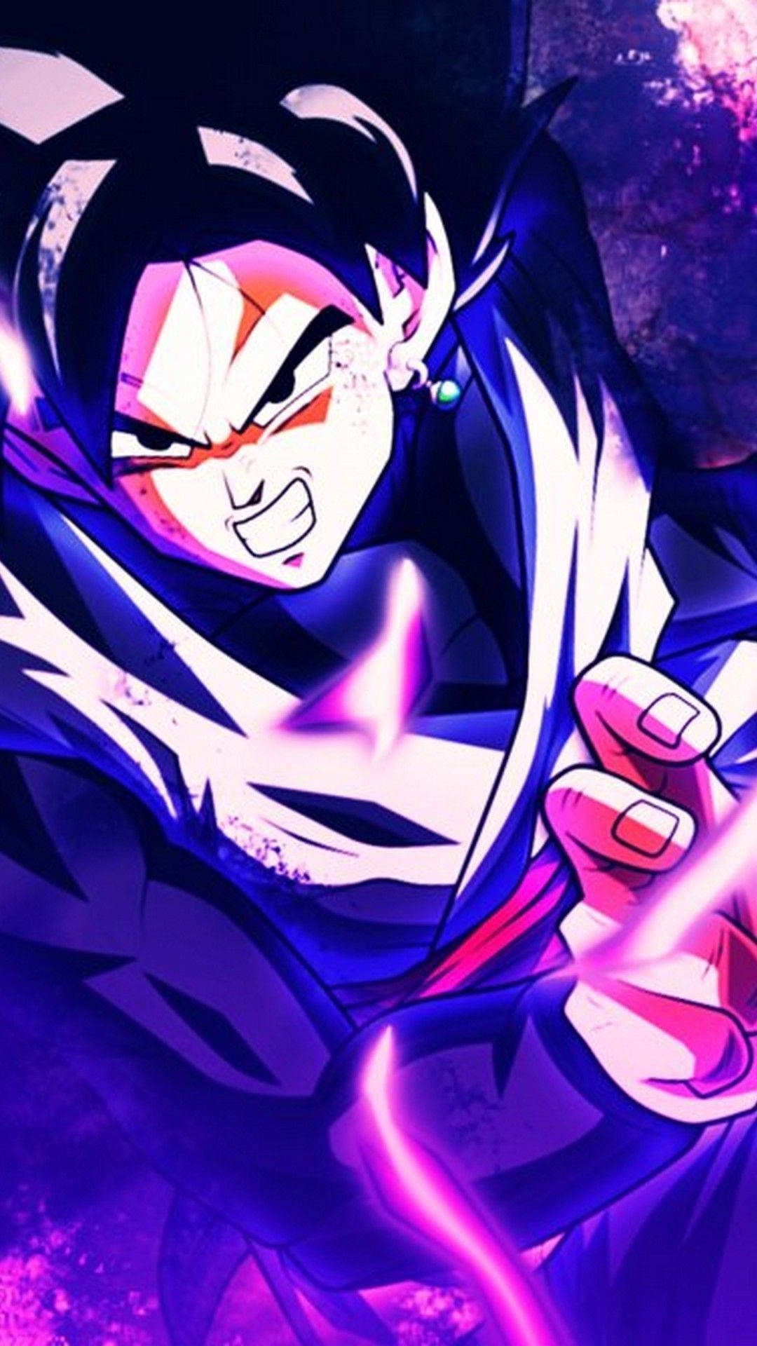 Aesthetic Angry Goku Black Background
