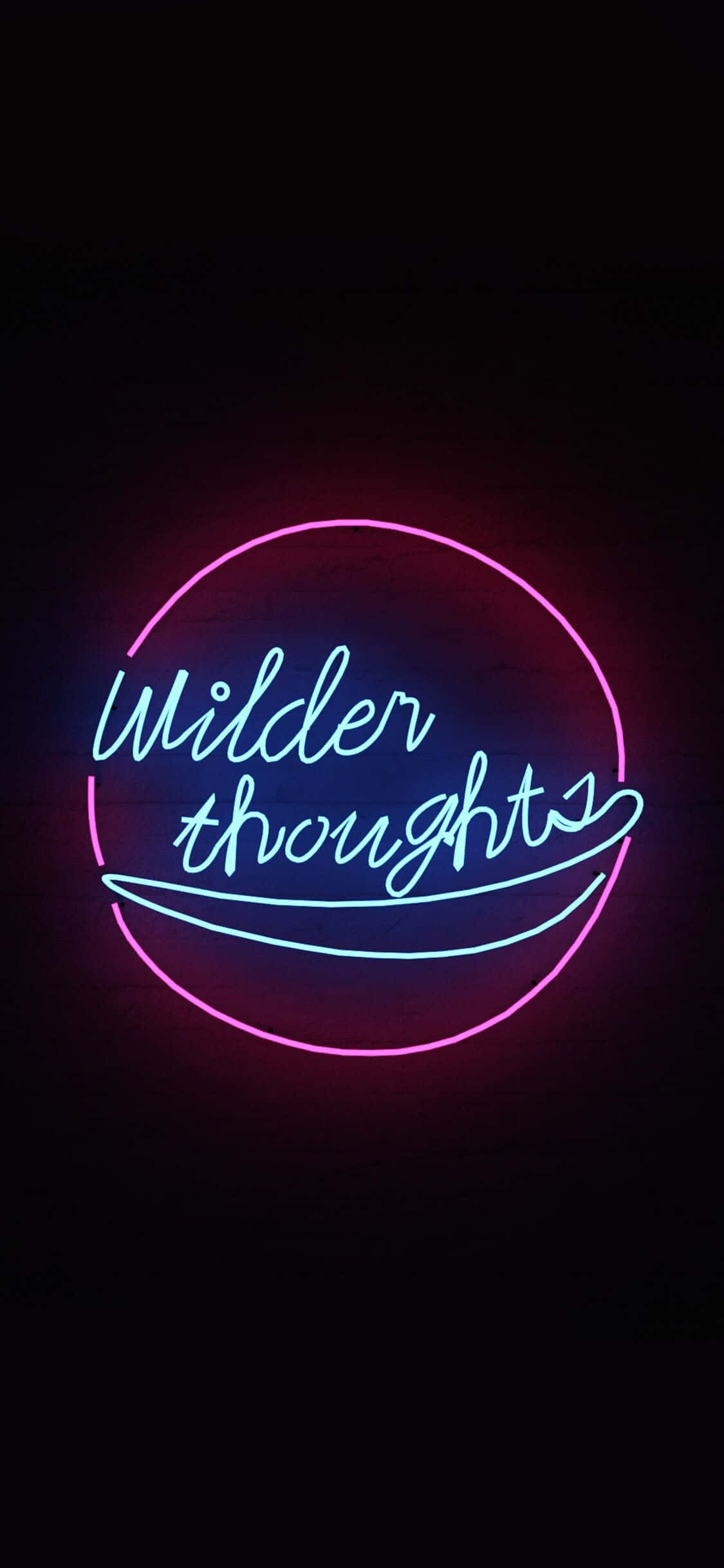 Download Aesthetic Grunge Blue Pink Neon Wilder Thoughts Signs ...