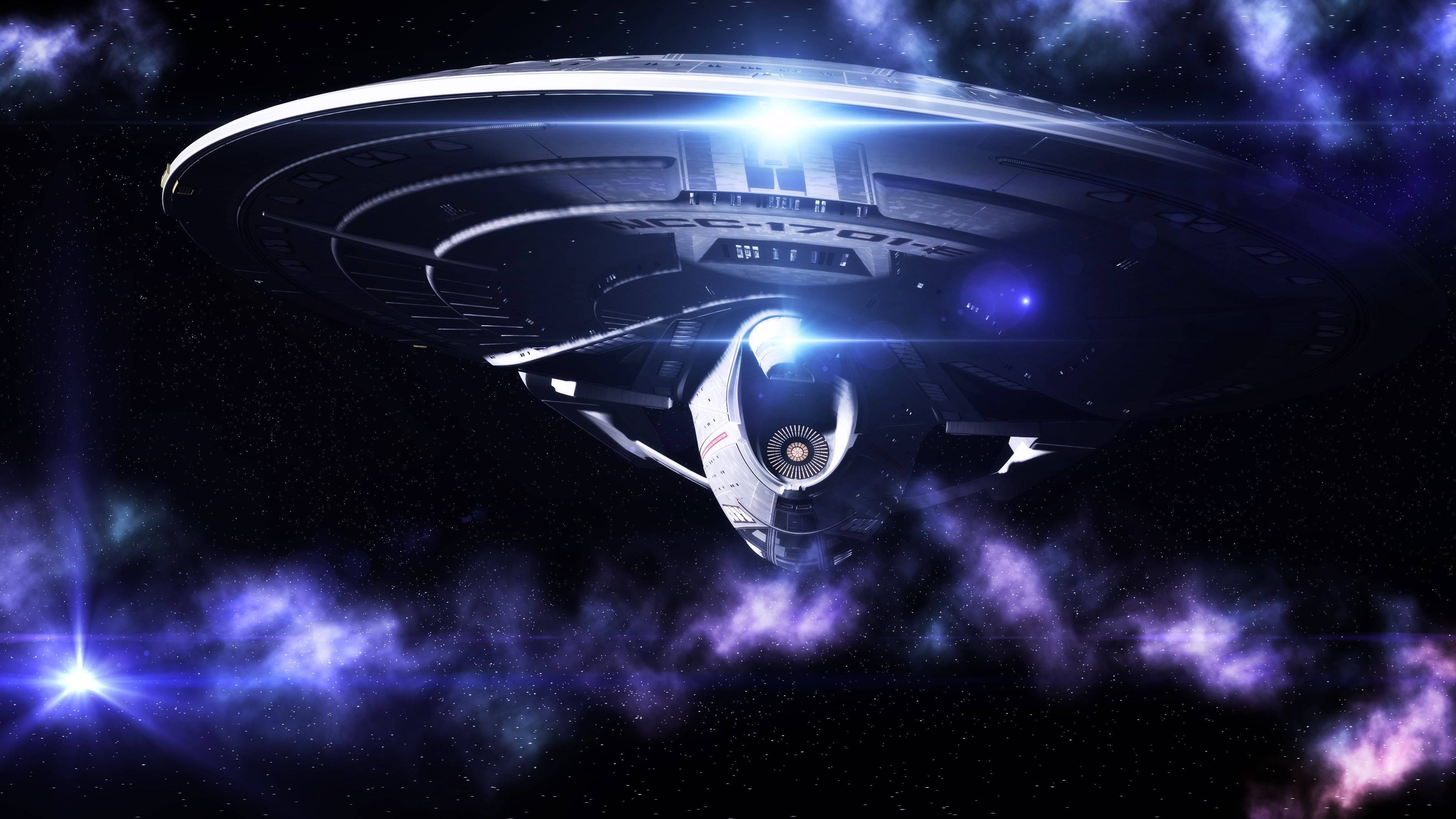 Aesthetic Star Trek Ship Background