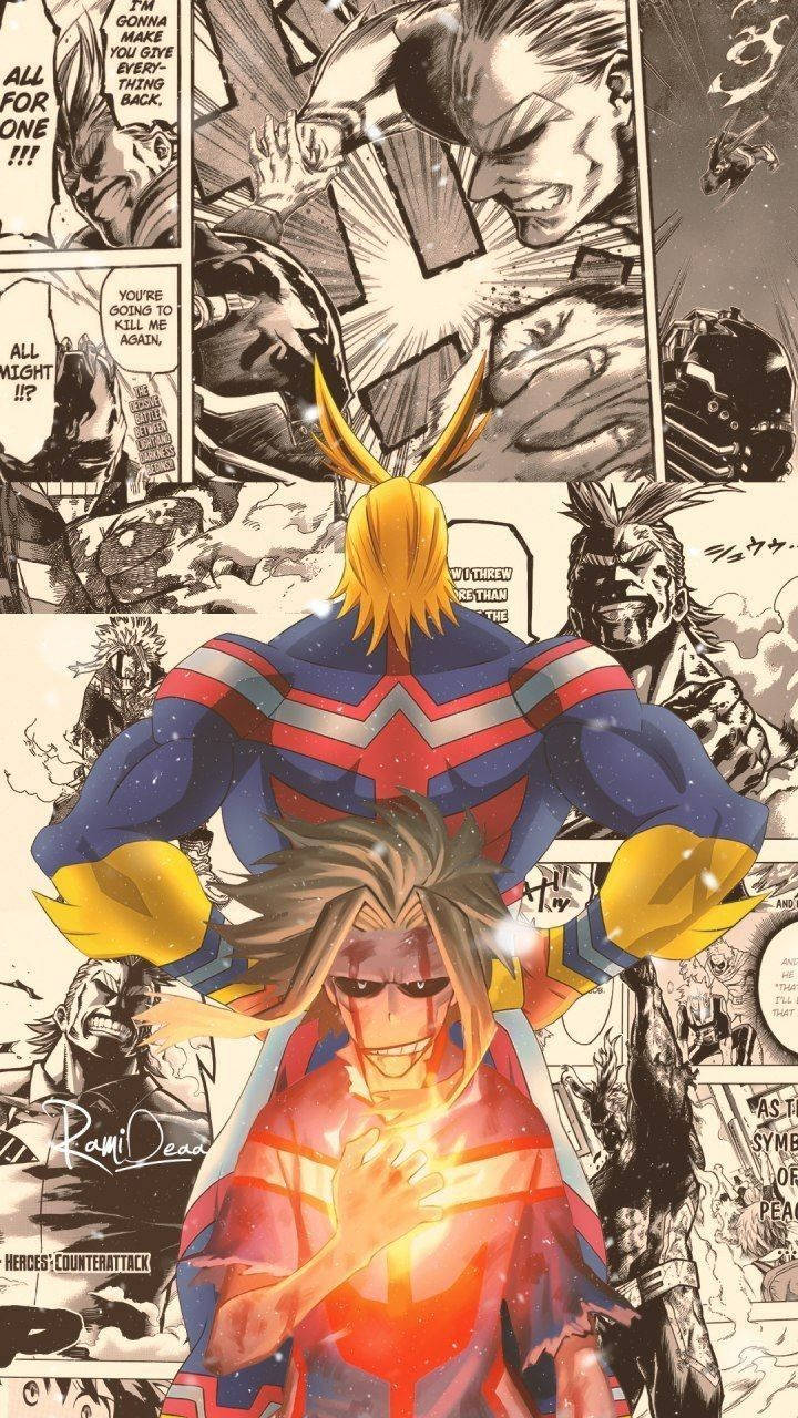 All Might Different Versions Background