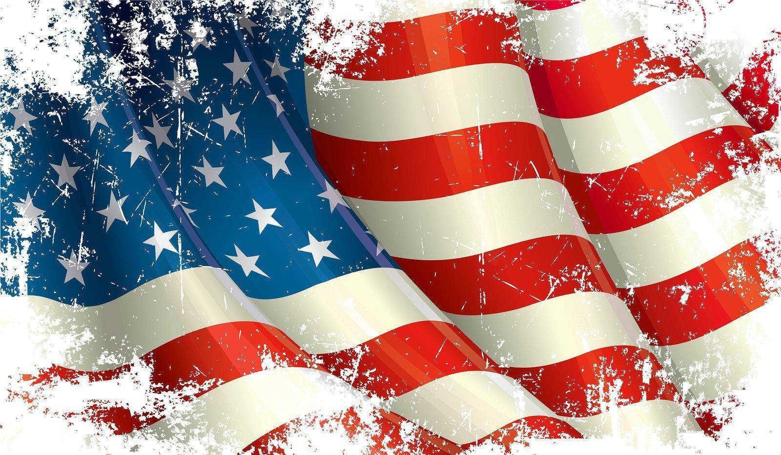 American Flag Digital Art Background