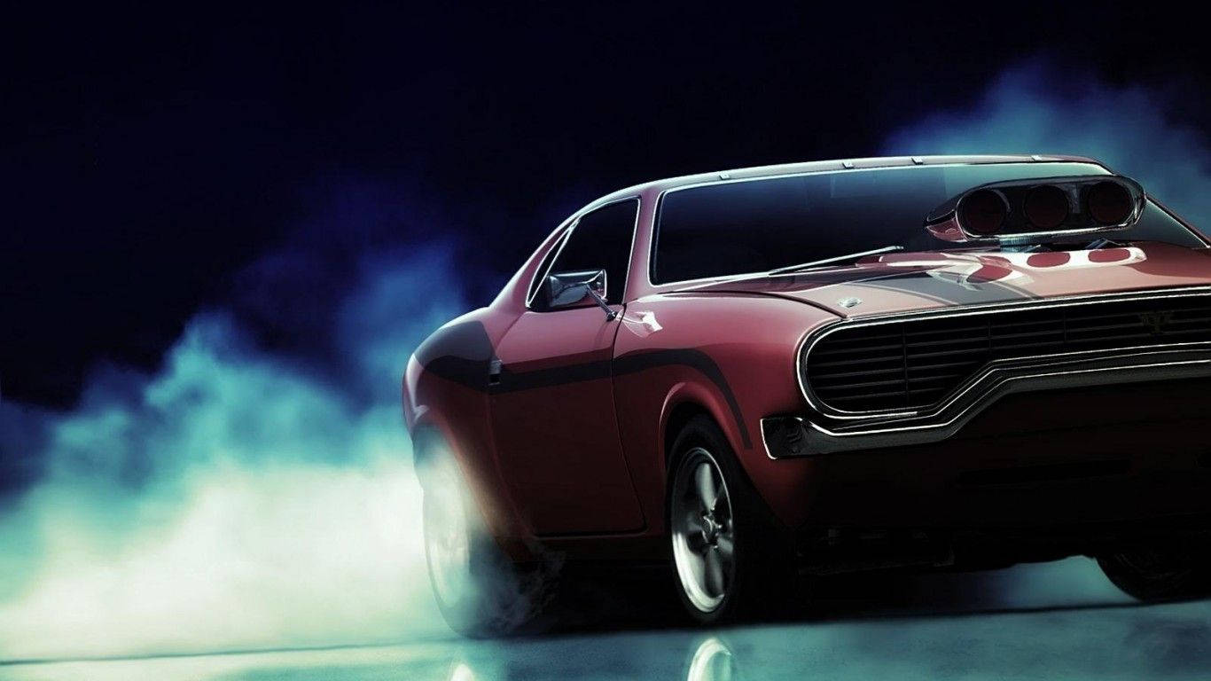 American Muscle Car Background
