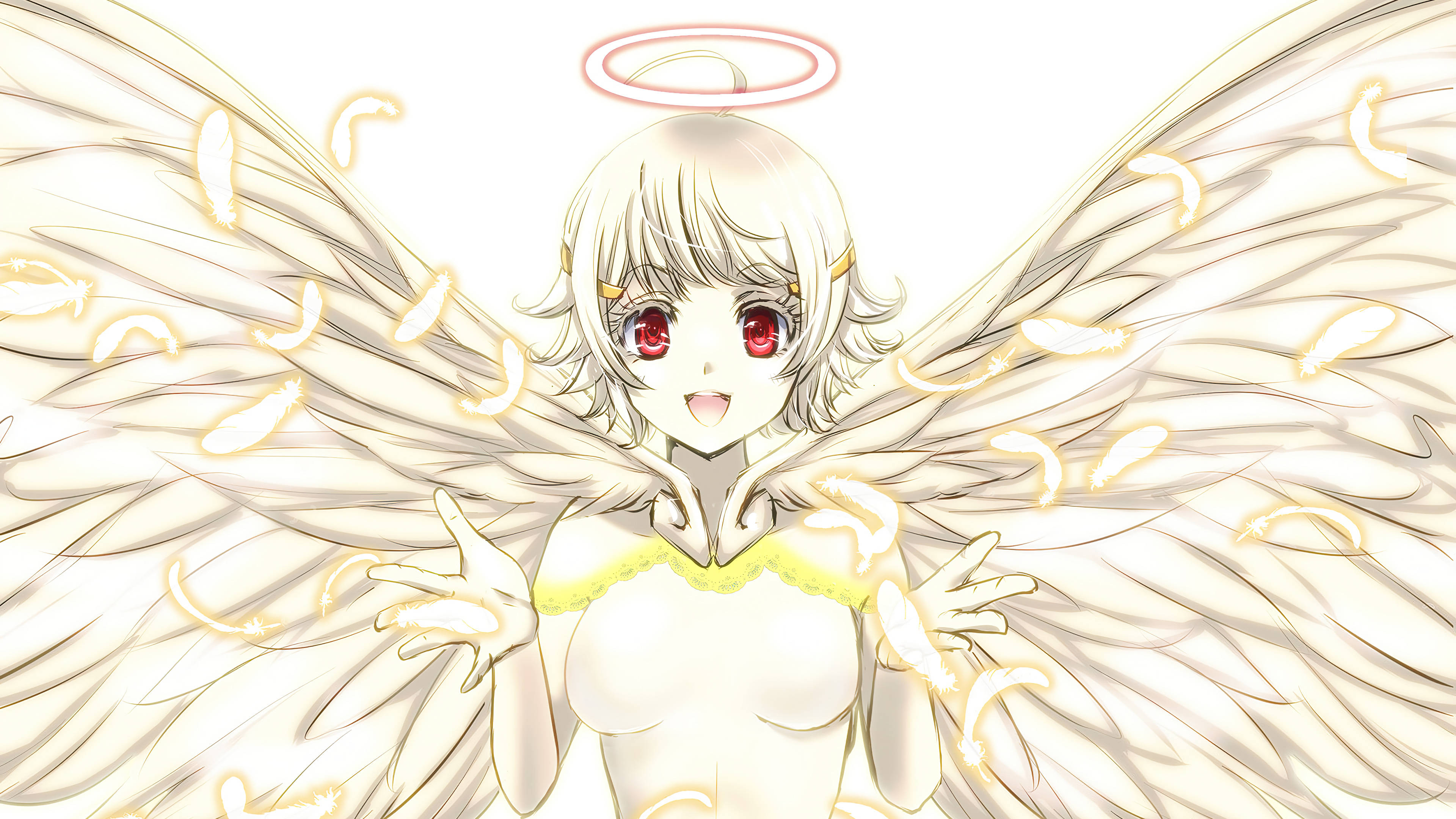 Download Angel Platinum End Anime Wallpaper 