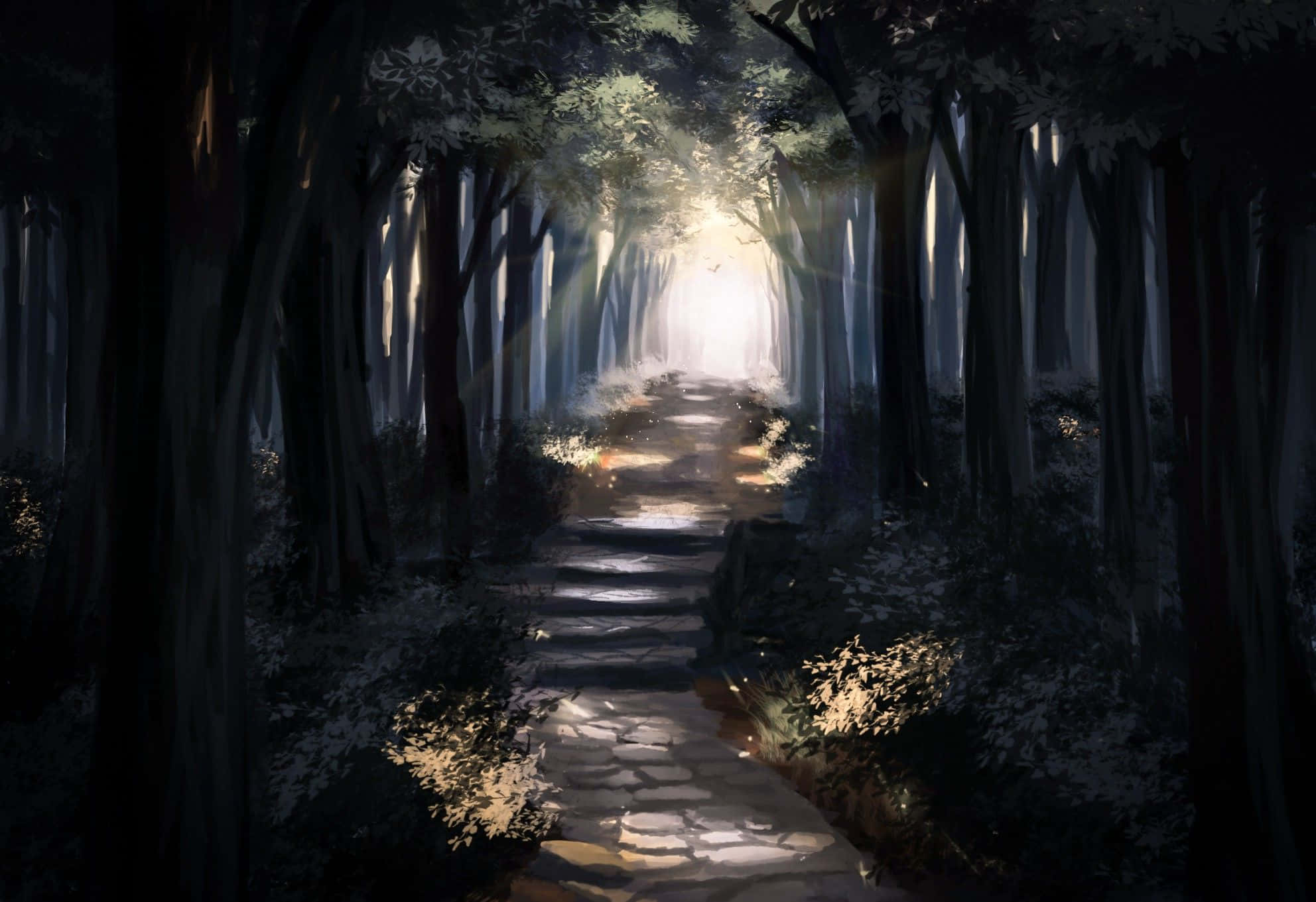 Темная арка. Дорога в лесу арт. Мистические пейзажи. Сказочная тропинка. Дорожка в сказочном лесу.