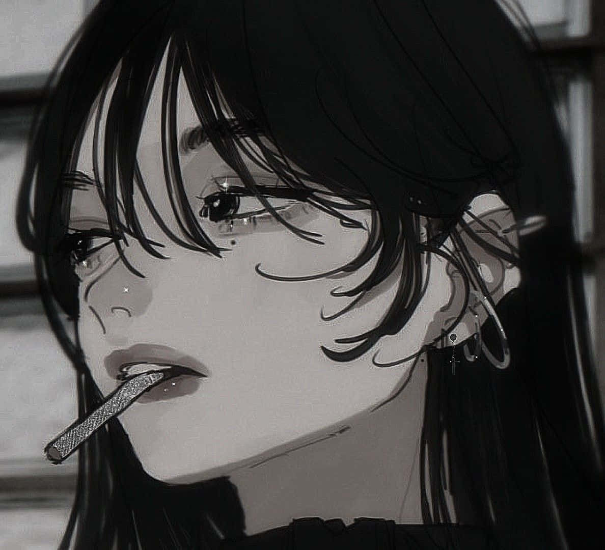 Download Anime Girls Pfp Smoking Wallpaper Wallpapers Com