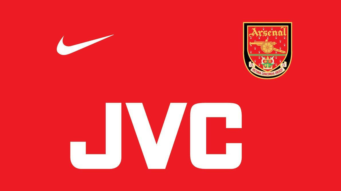 Arsenal Jvc 90s Jersey Background
