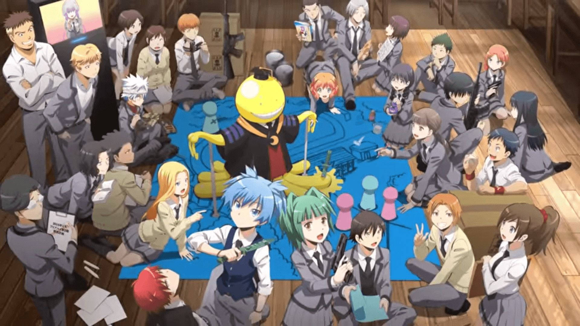 Assassination Classroom Inside The Room Background