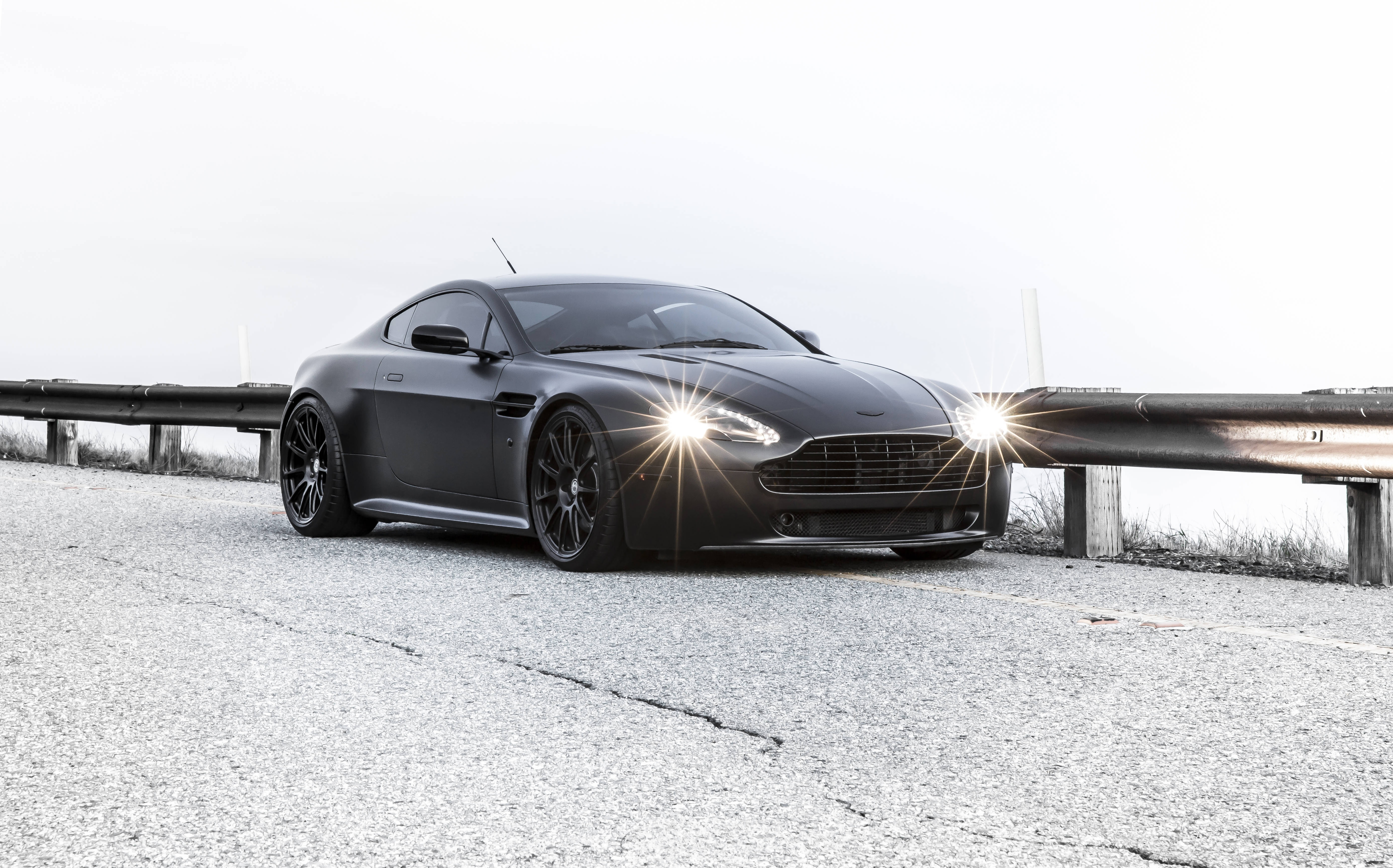 Aston Martin Vantage Black Background