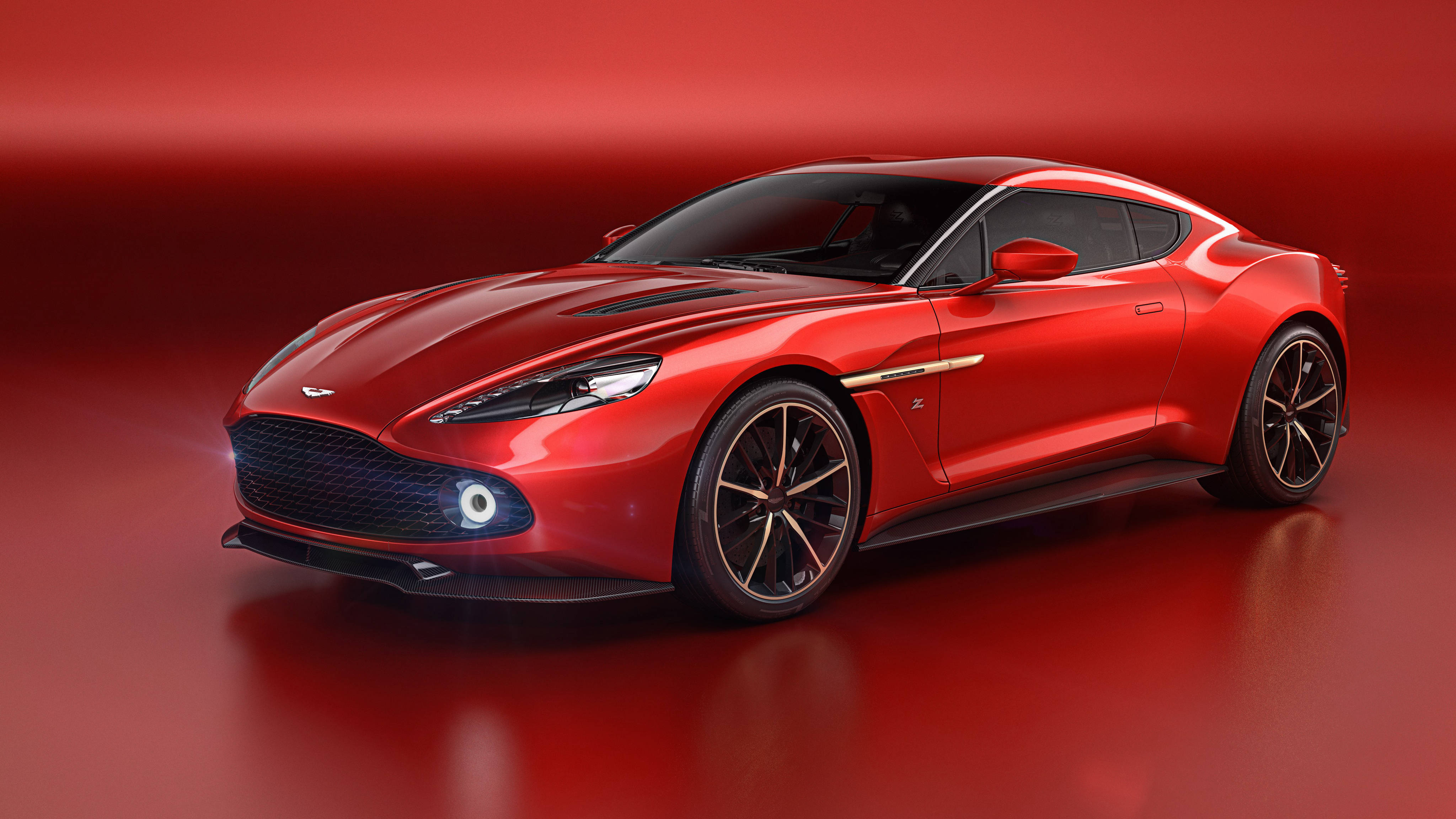 Aston Martin Zagato Sports Car Background