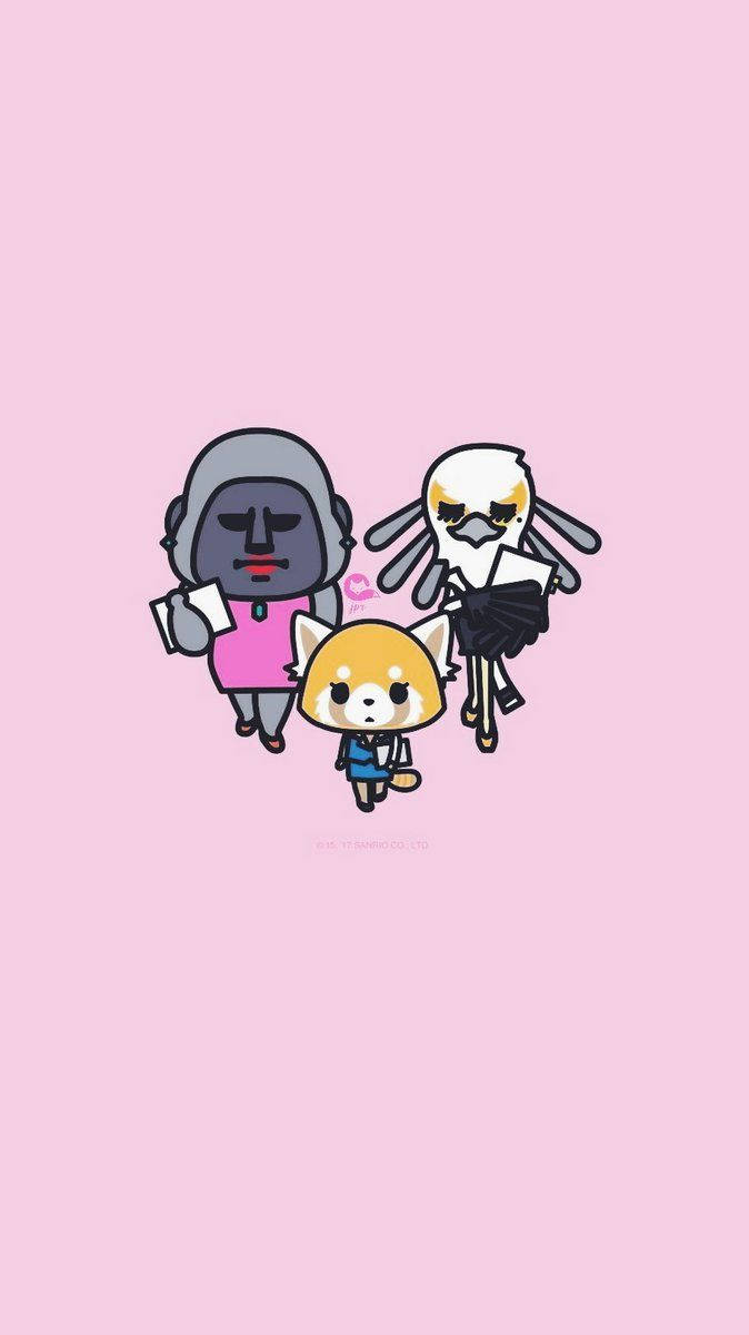 Awesome Aggretsuko And Friends Background