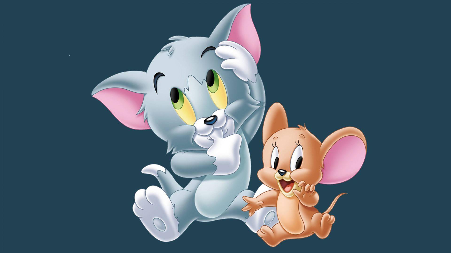 Baby Jerry Mouse And Tom Cartoon Background
