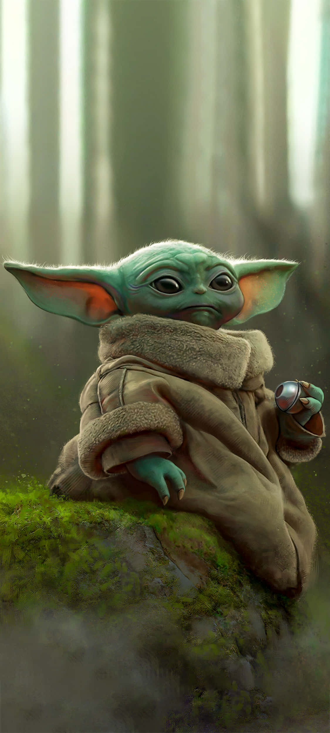 Download Baby Yoda Iphone Wallpaper | Wallpapers.com