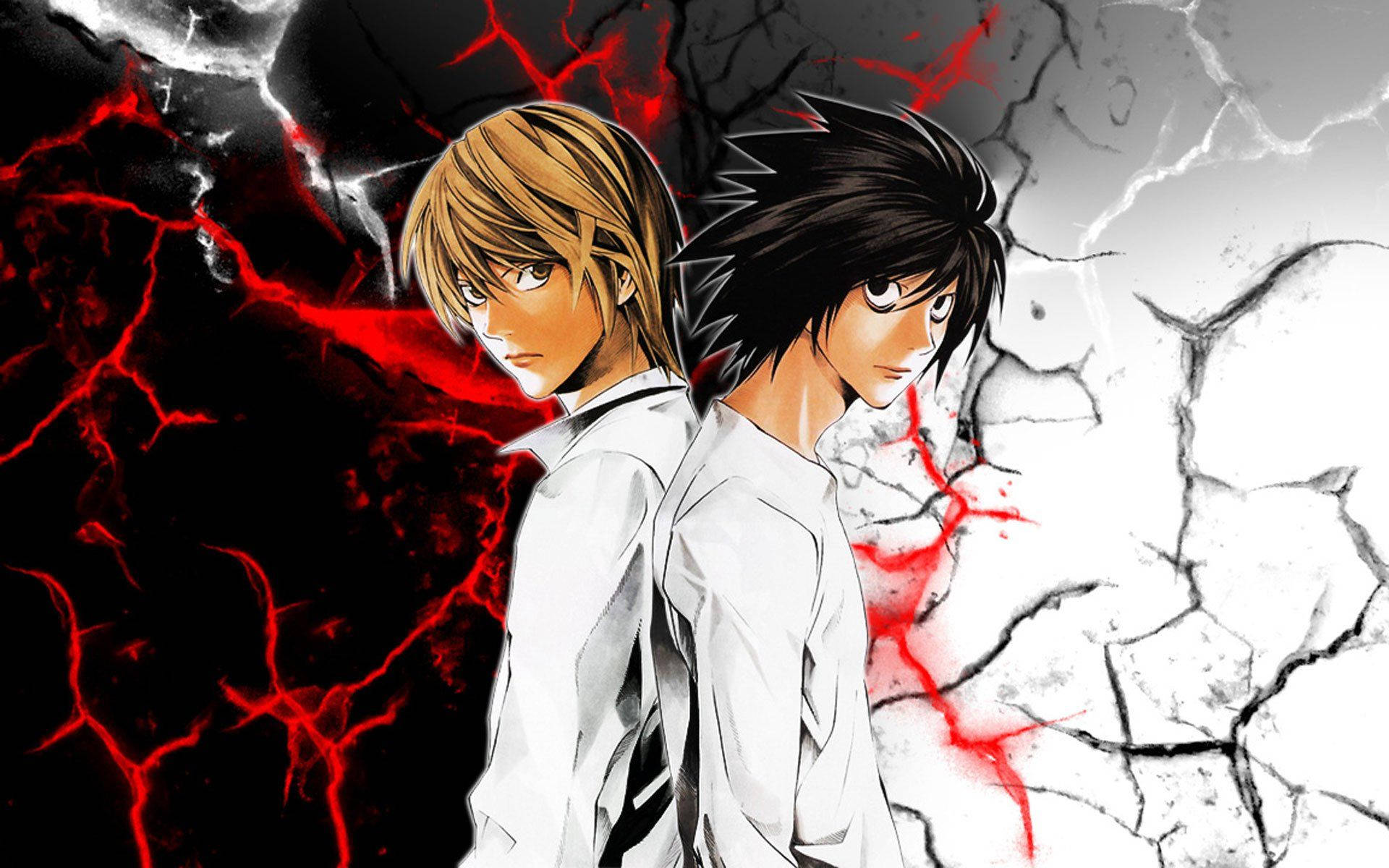 Back-to-back Death Note Hd Background