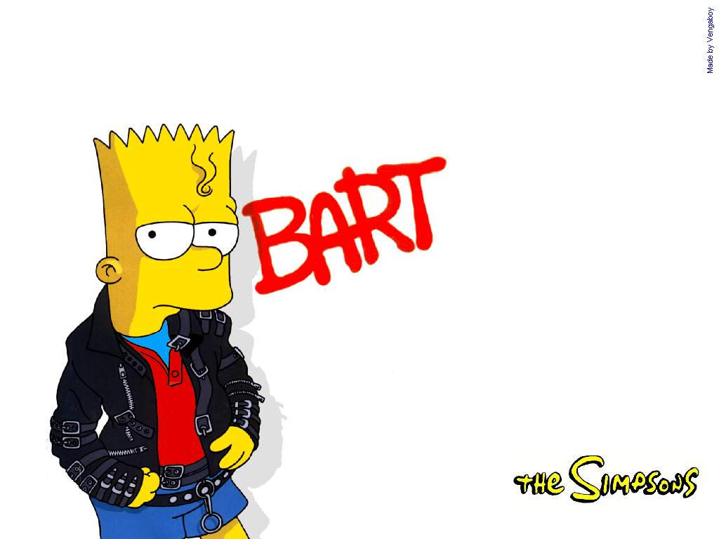 Bart Simpson Michael Jackson Look Background