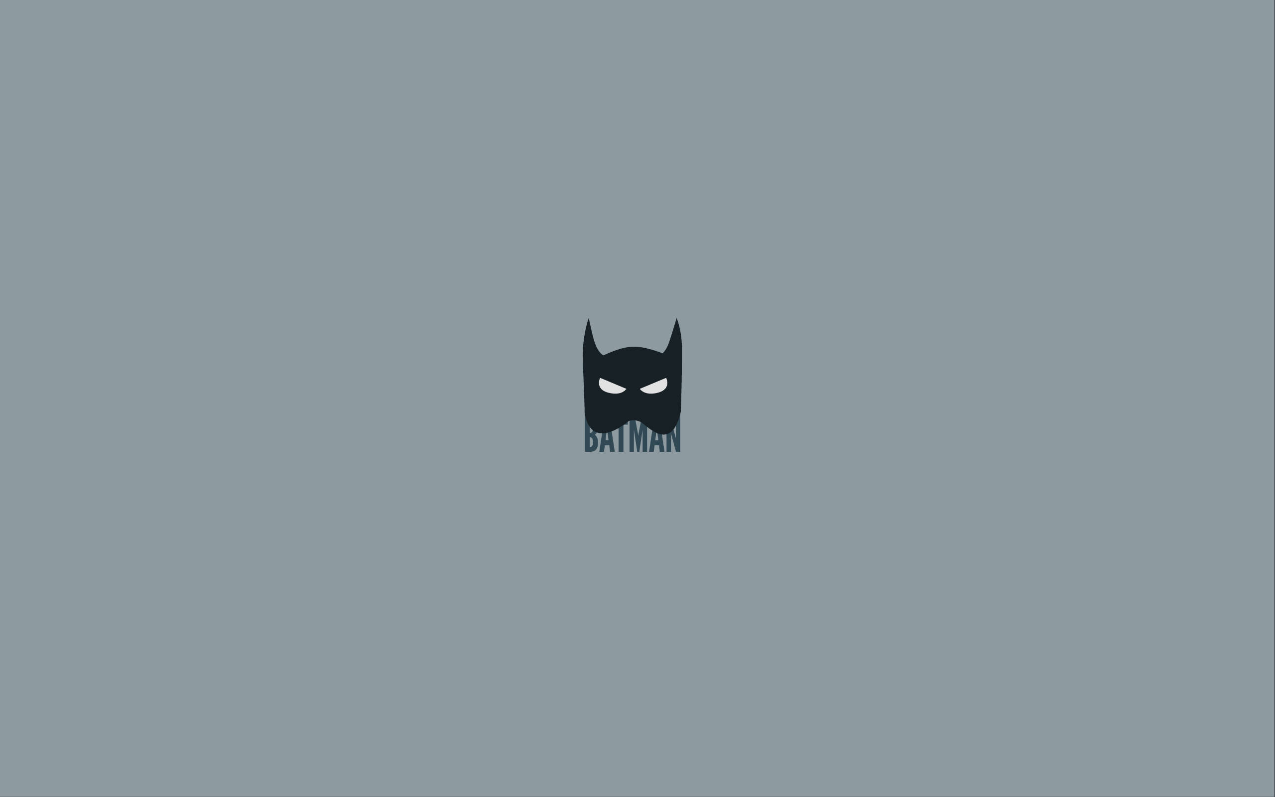 Download Batman Mask In Plain Color Wallpaper 