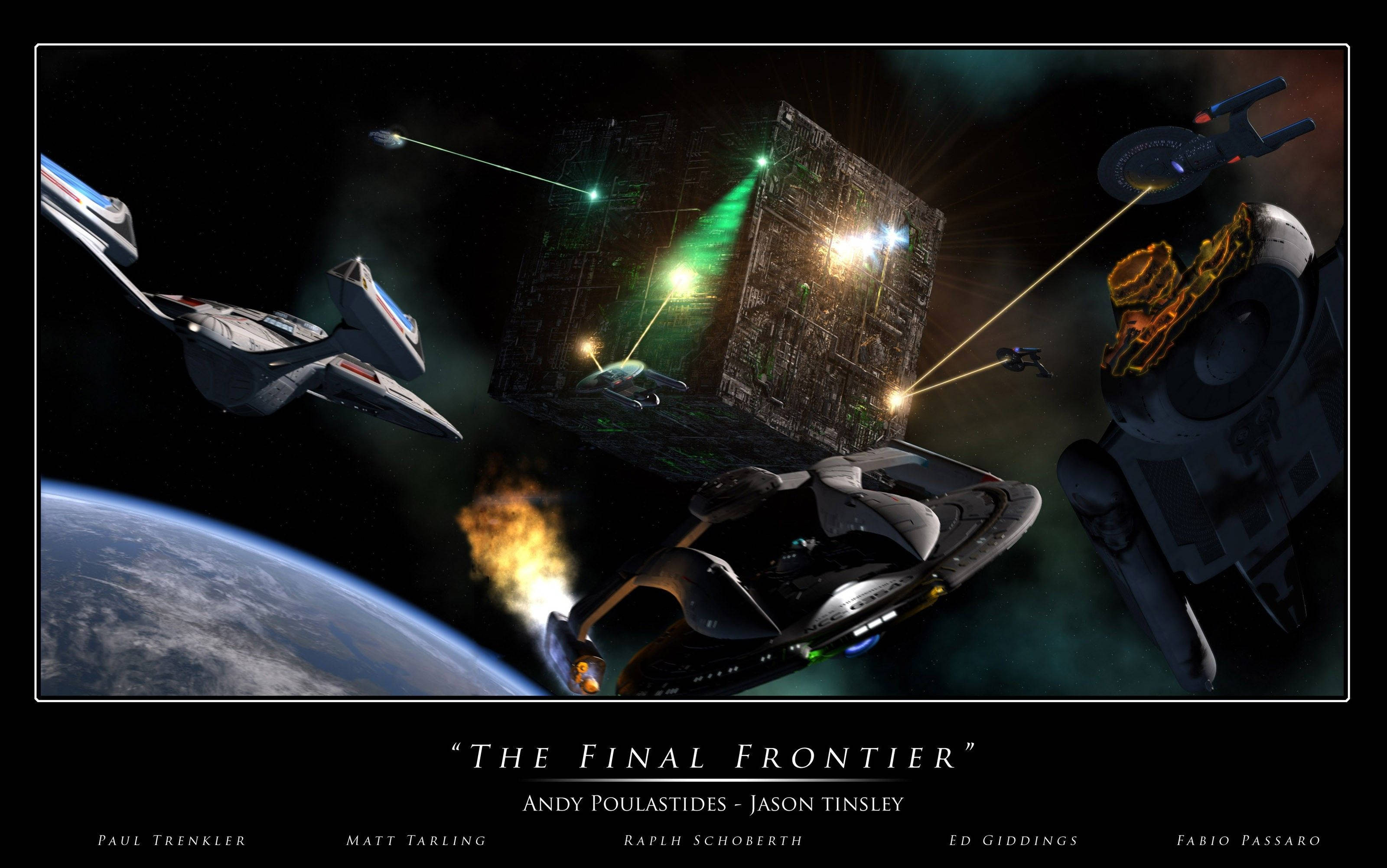 Battle Of Star Trek Ship Background