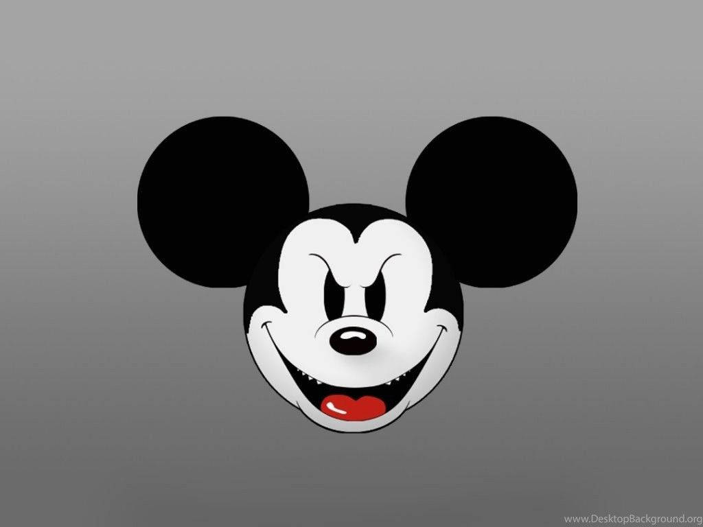 Beast Mickey Mouse Grey Cover Background