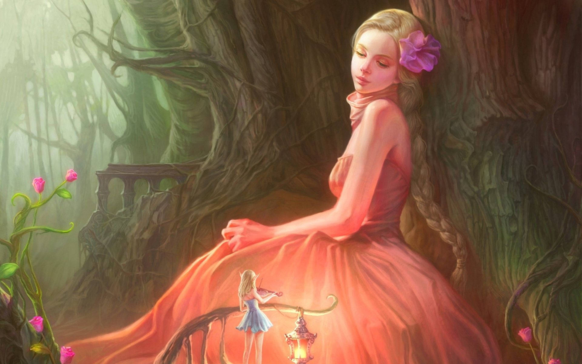 Beautiful Fantasy Fairy Background