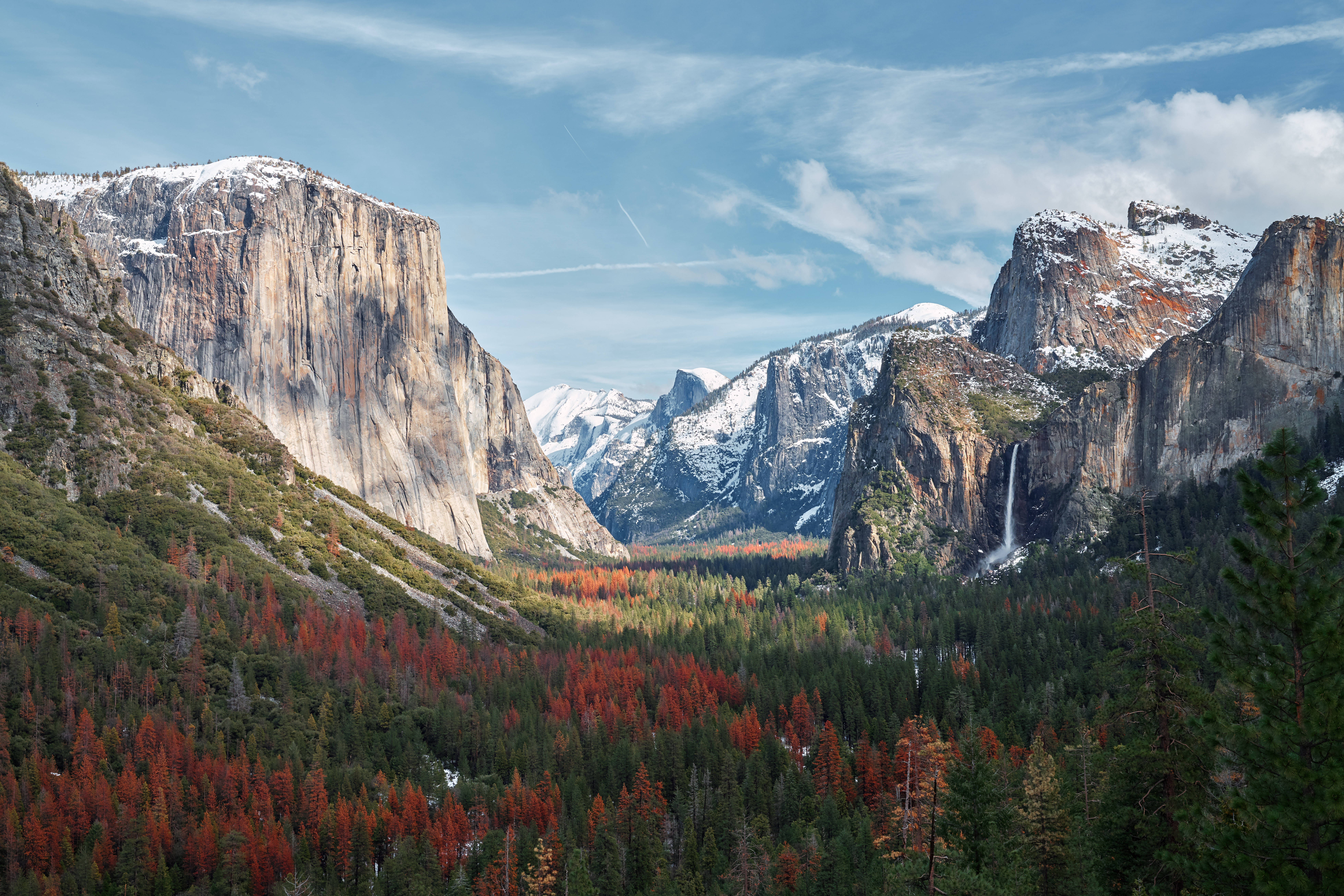 Beautiful Yosemite Valley Background
