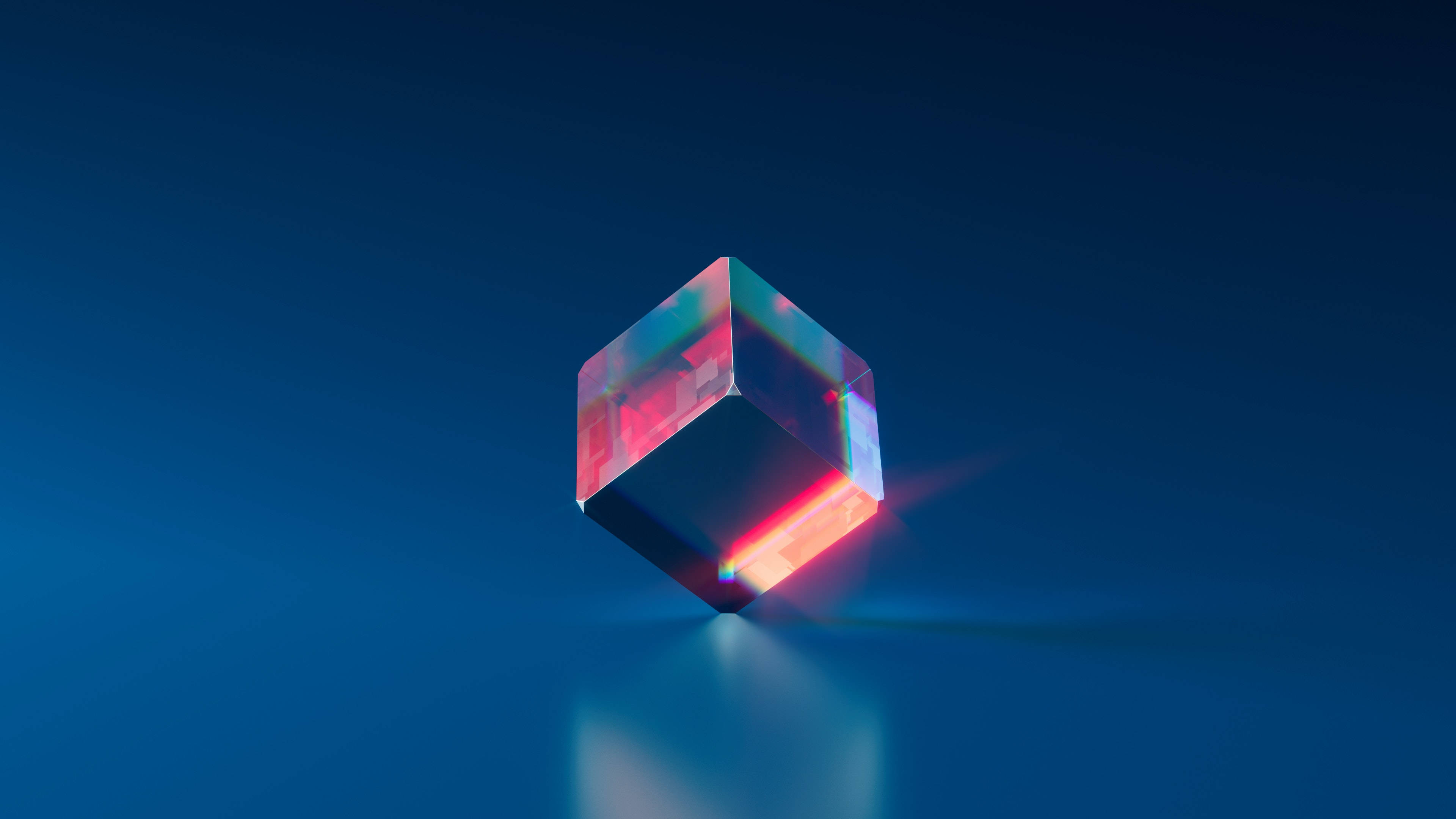 Download Best 3d Hd Glass Cube Wallpaper 