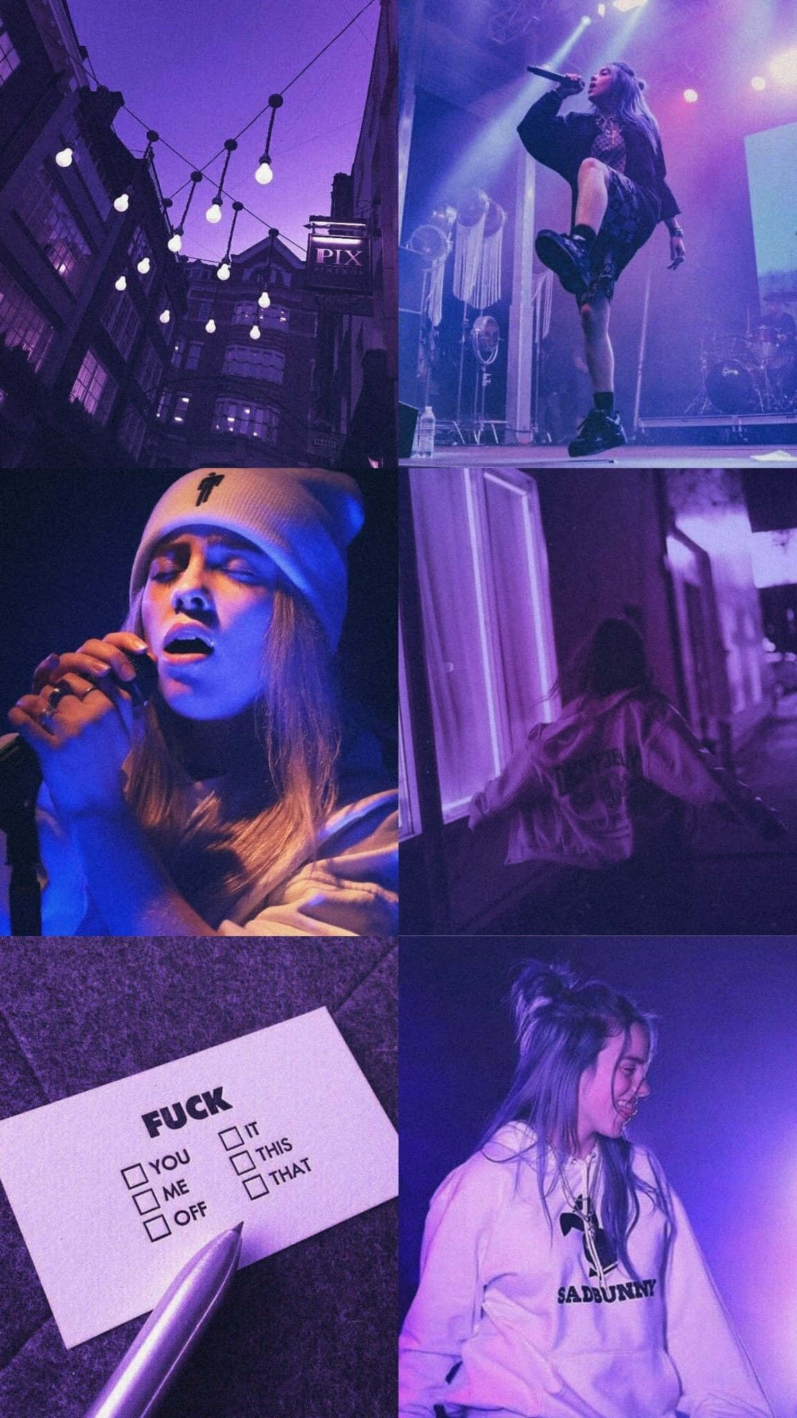 Download Billie Eilish Lilla 1152 X 2048 Wallpaper | Wallpapers.com