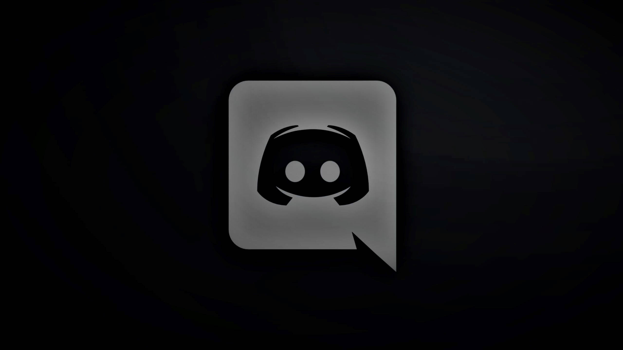 Download Black Aesthetic Discord Logo Wallpaper | Wallpapers.com