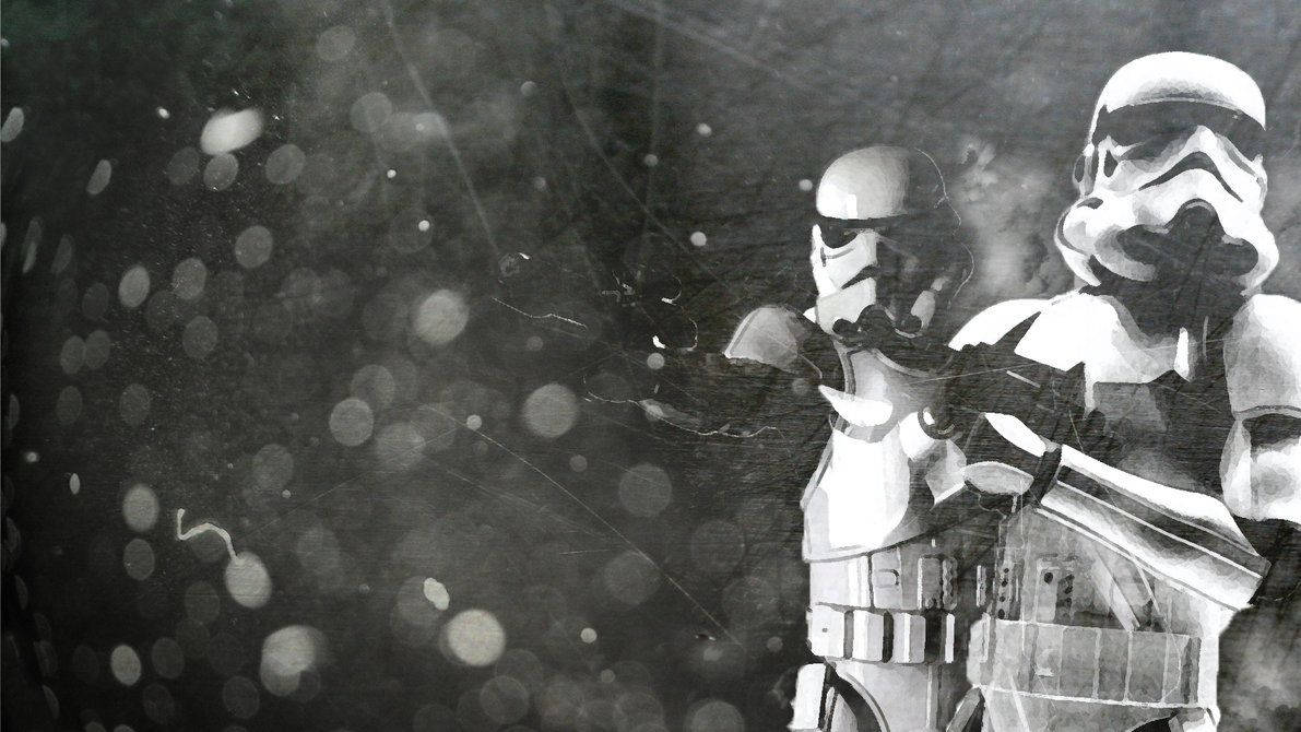Black And White Stormtroopers Background