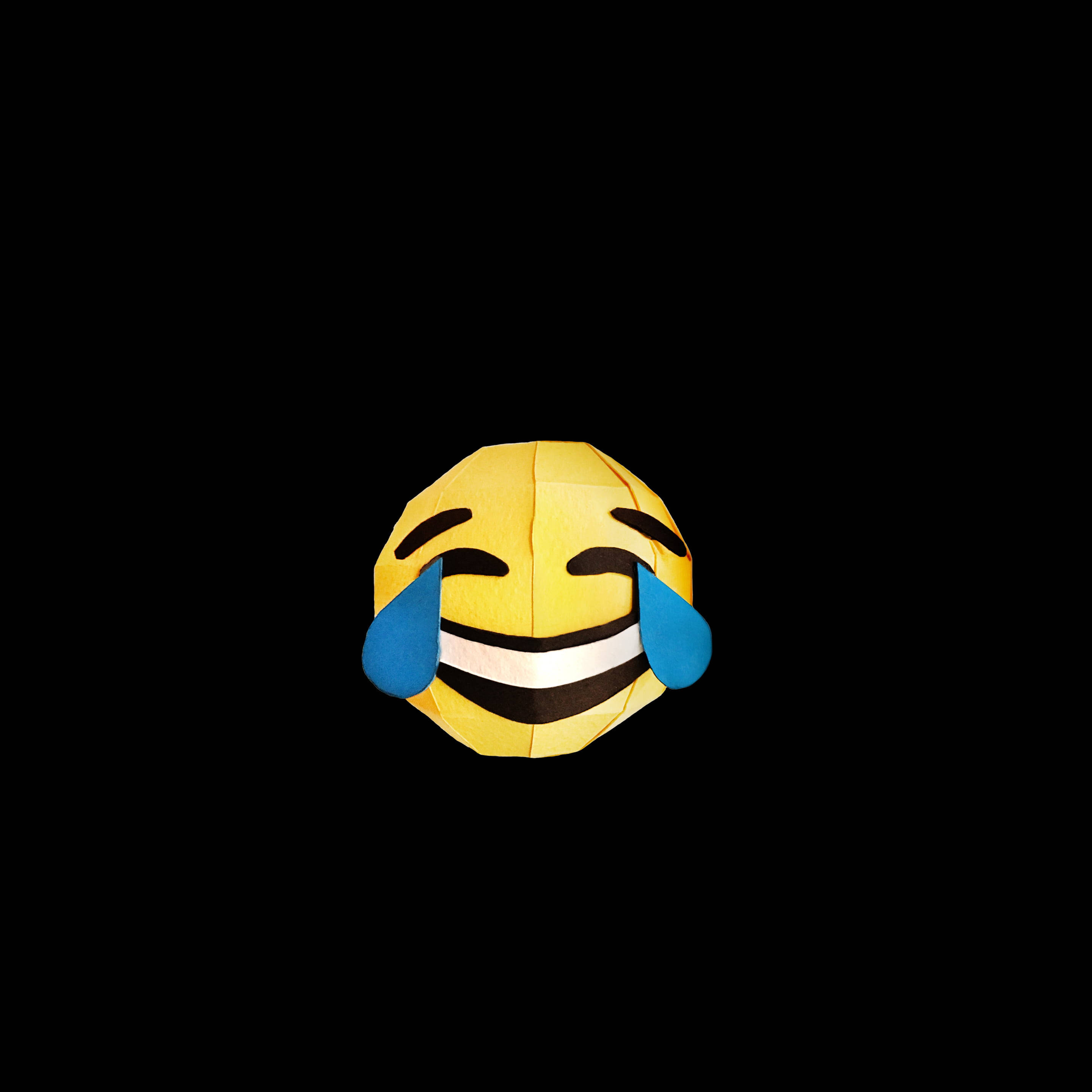 Download Black Emoji Laughing Wallpaper 