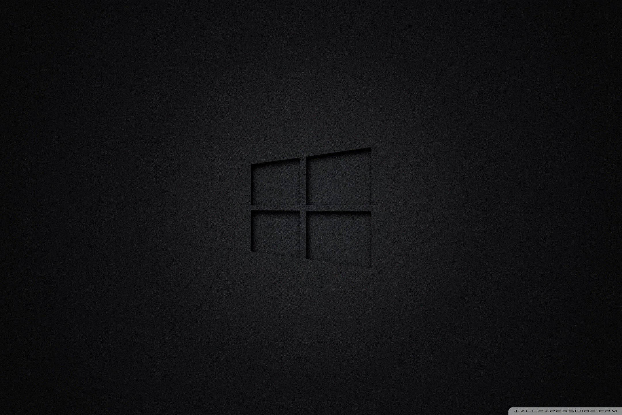 Black Engraved Microsoft Logo Background