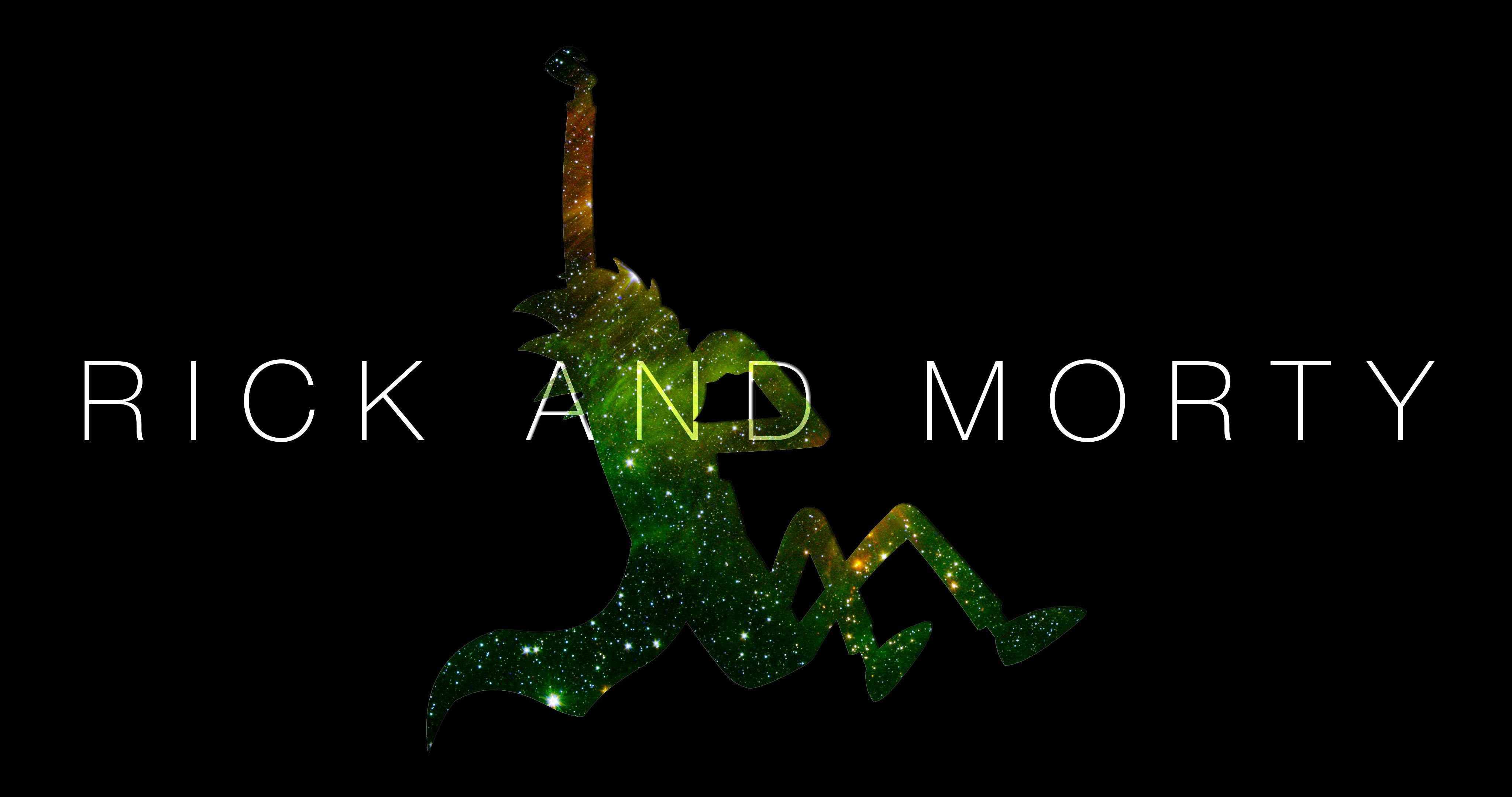 Download Black Minimalist Rick And Morty 4k Wallpaper 