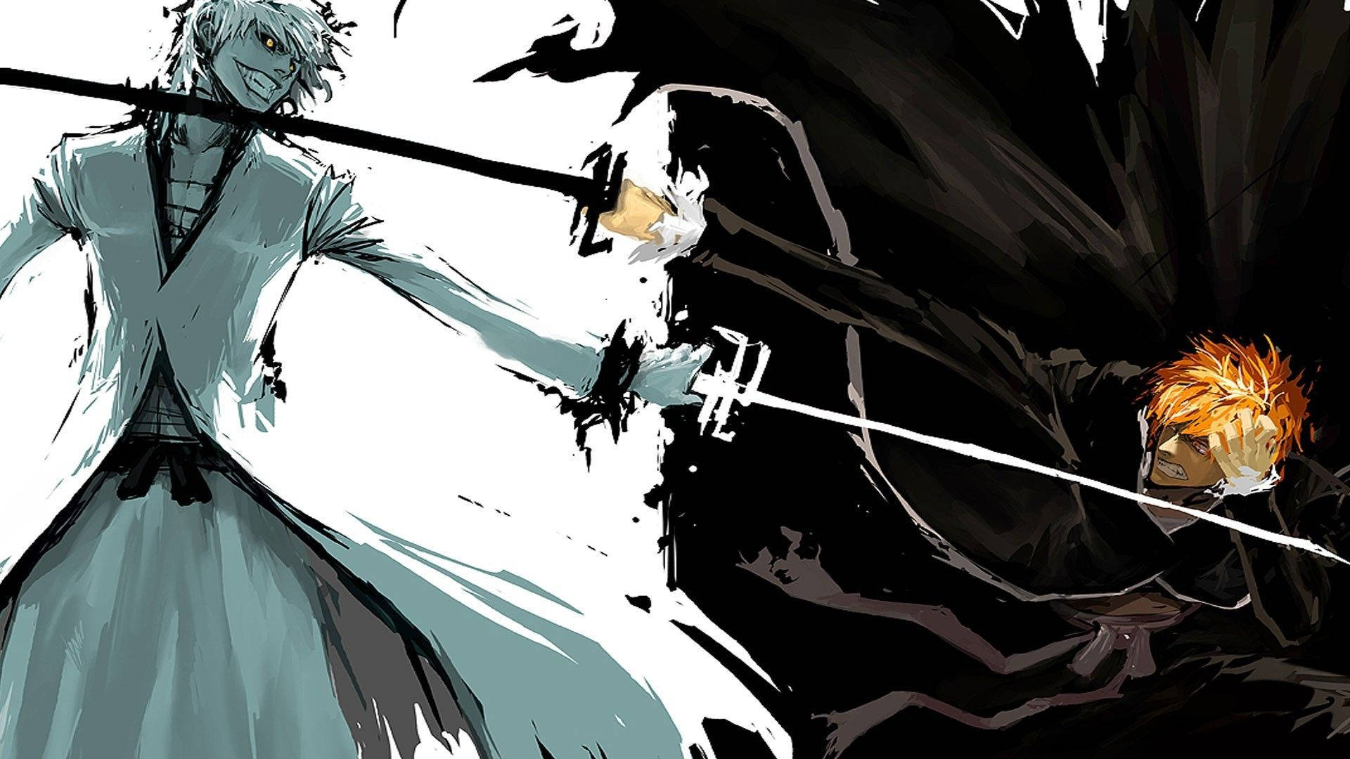 Bleach Ichigo Zangetsu Fan Art Background