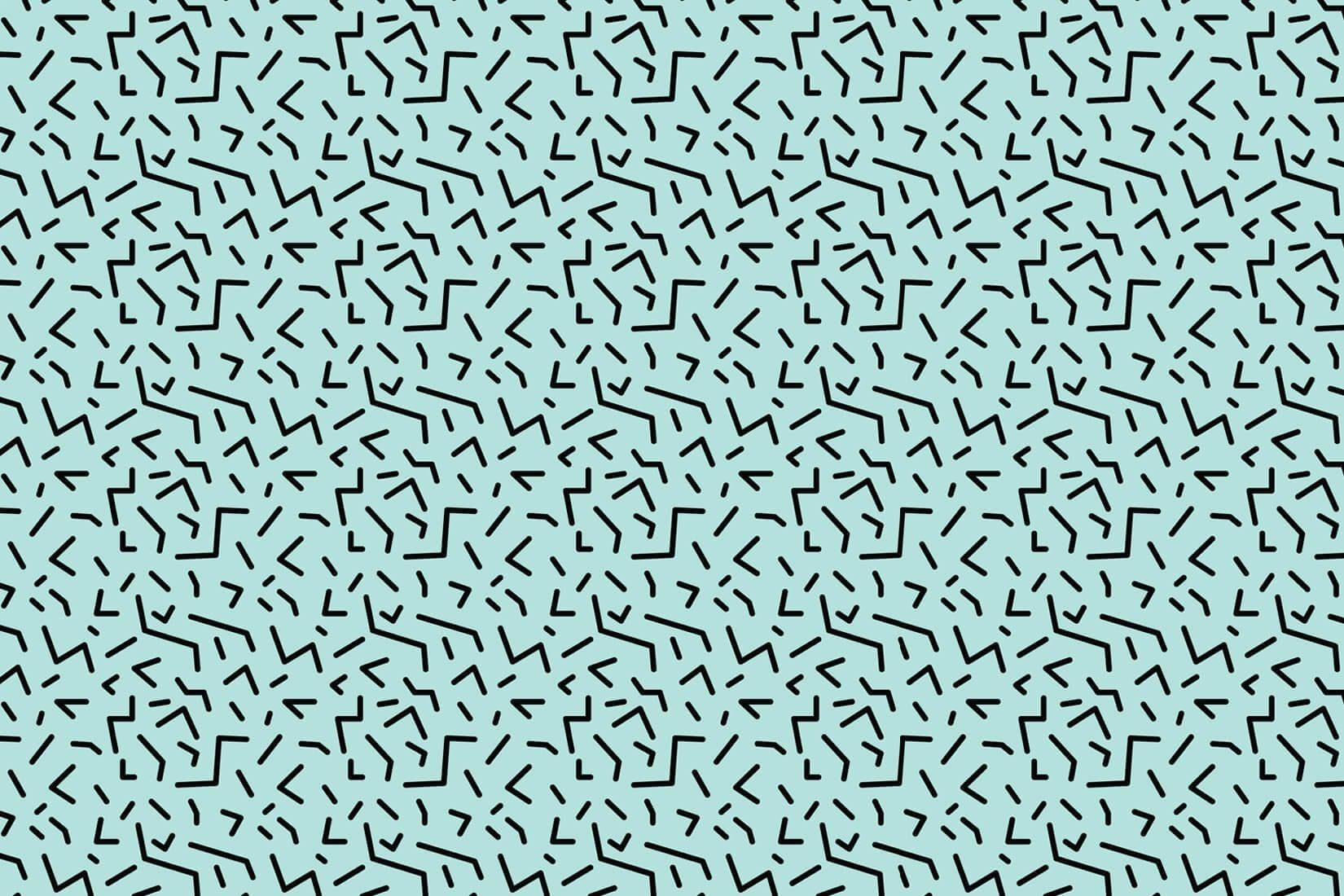 Blue 90s Graphic Lines Pattern Background
