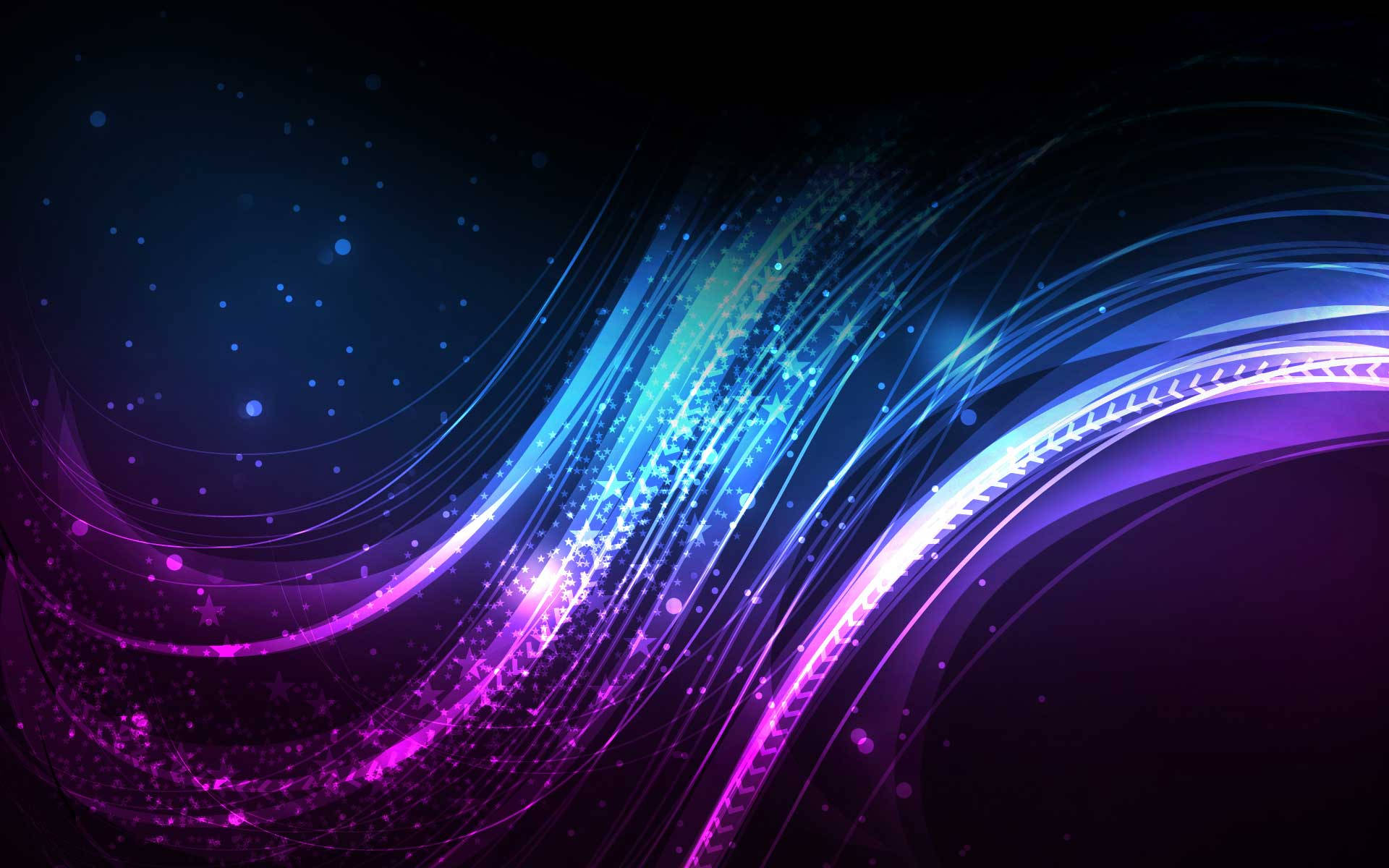 Blue And Purple Neon Background