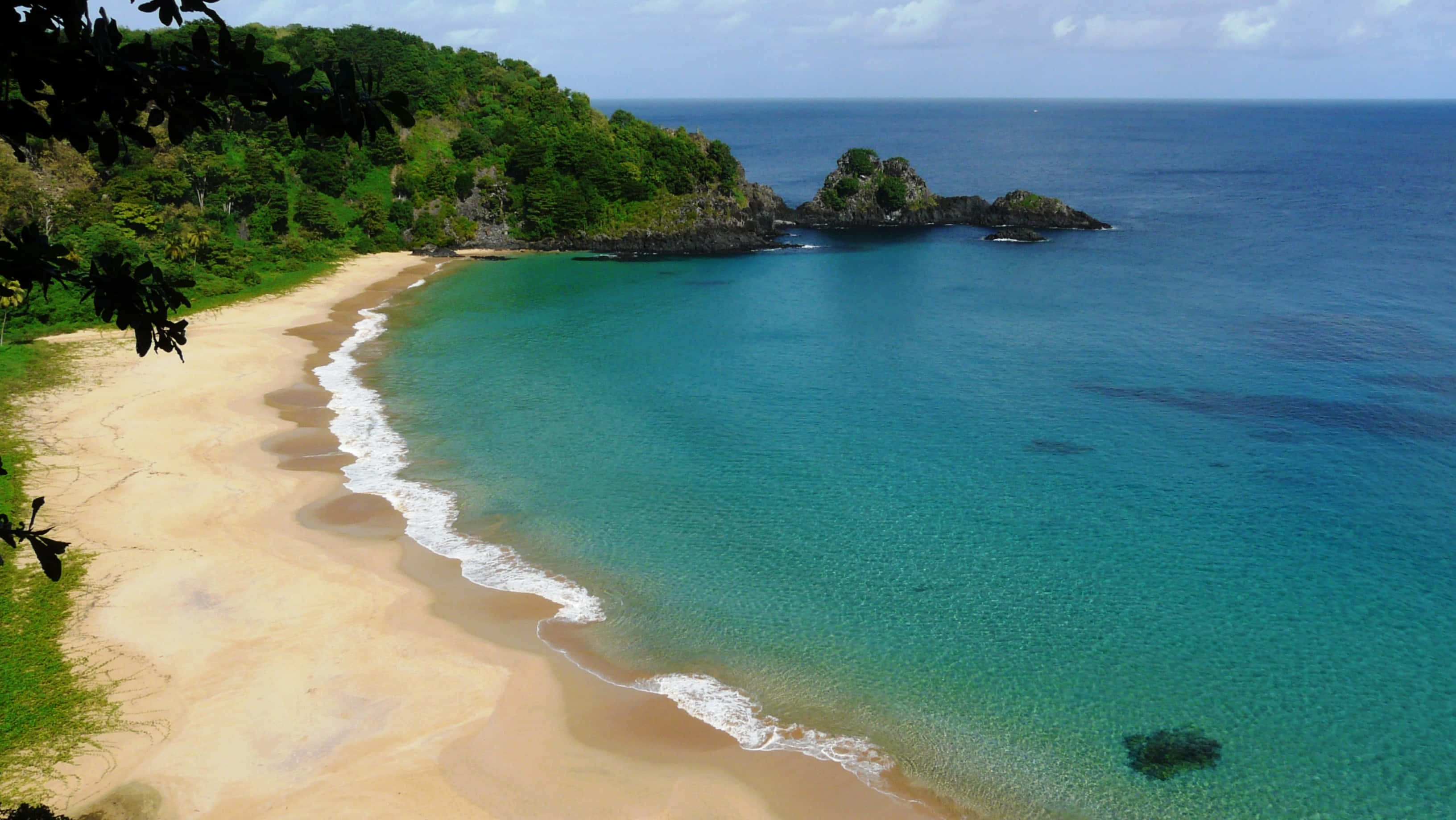 Download Serene Brazilian Beach at Sunset Wallpaper | Wallpapers.com