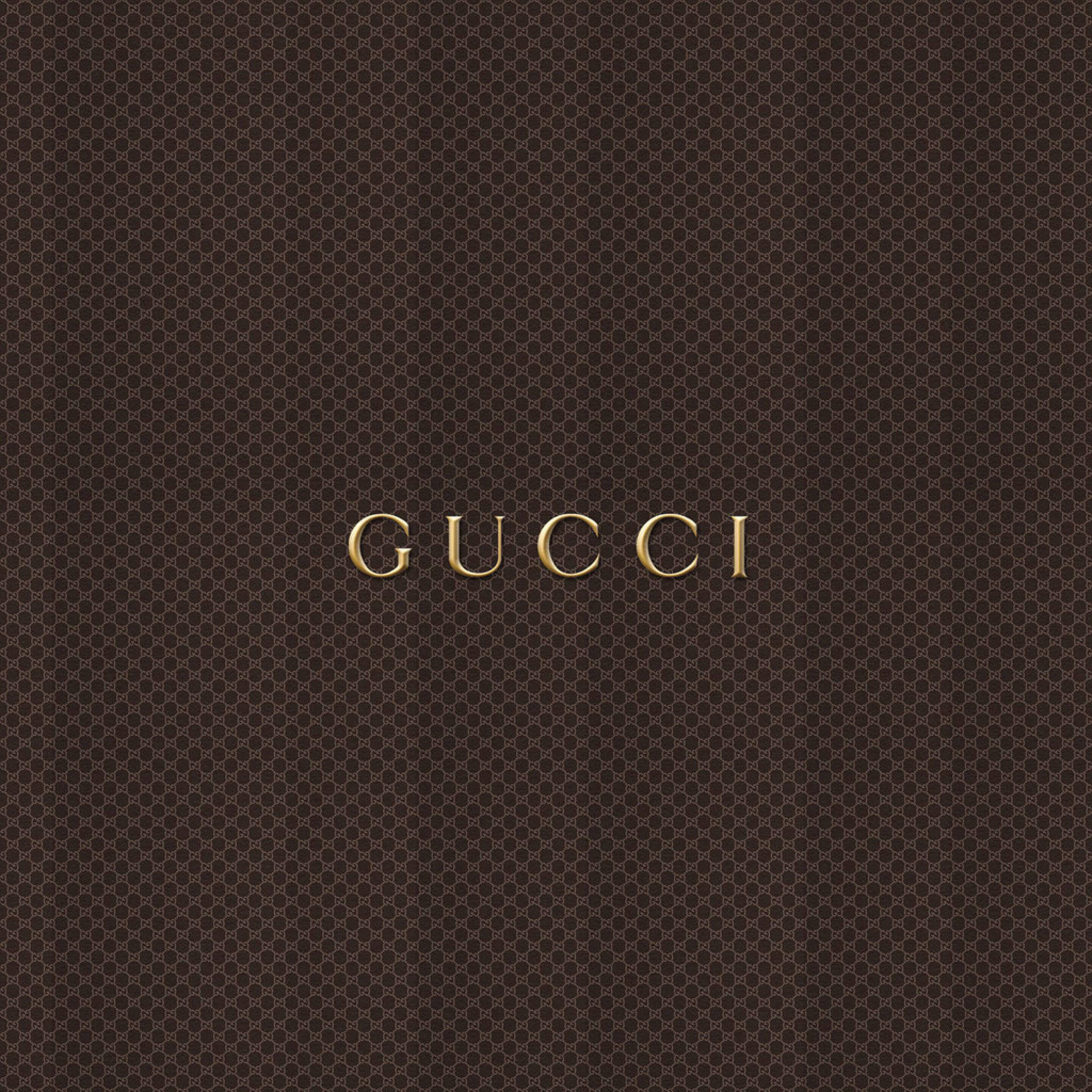 Download Brown Aesthetic Gucci Pattern Wallpaper | Wallpapers.com