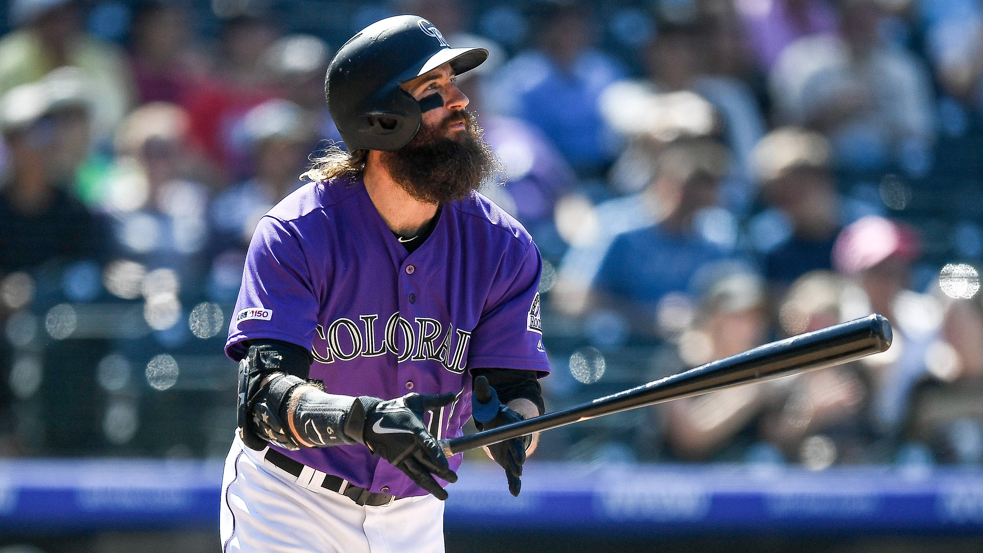 Download Charlie Blackmon Plays Wallpaper | Wallpapers.com