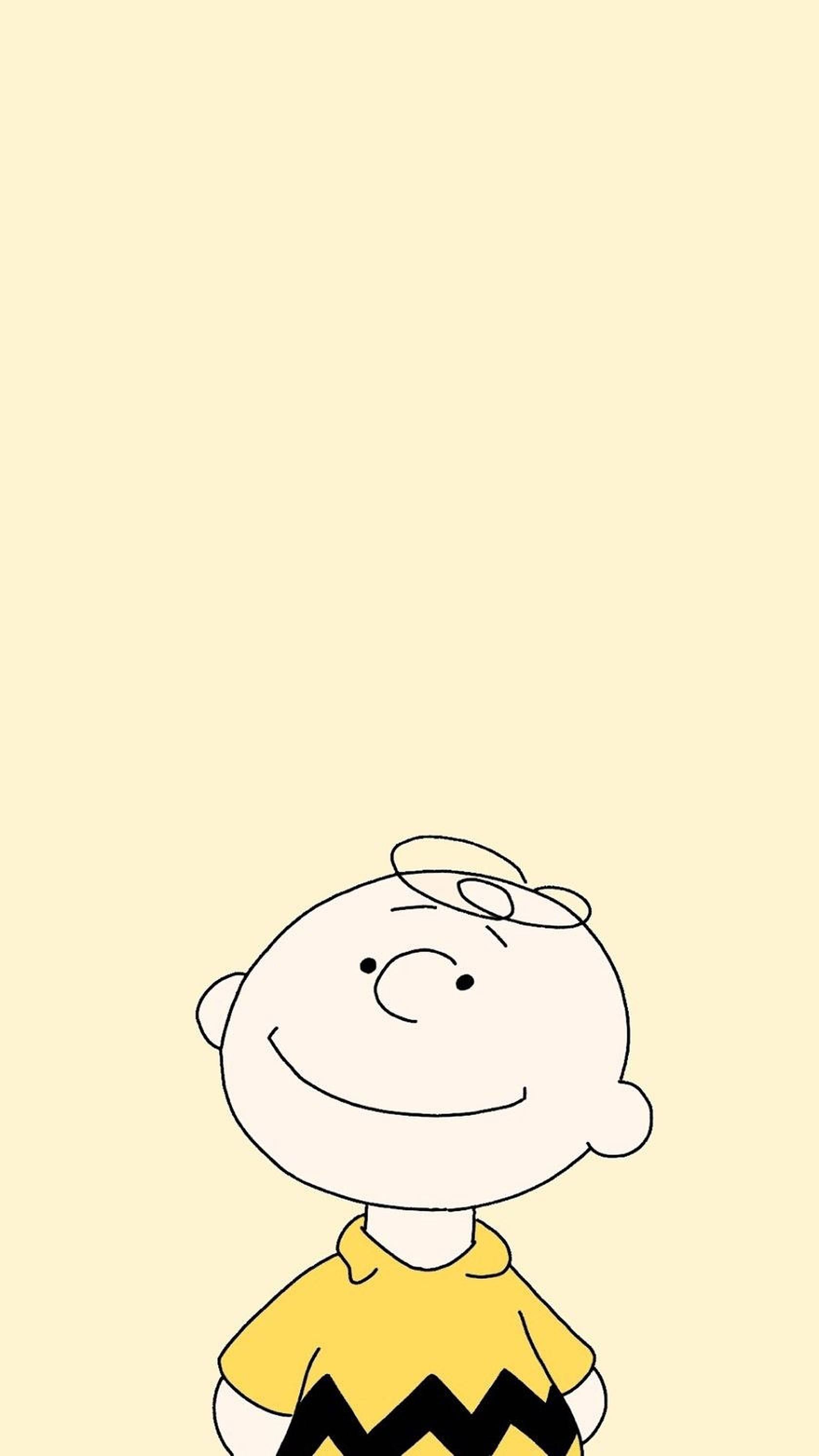Charlie Brown Pastel Yellow Background