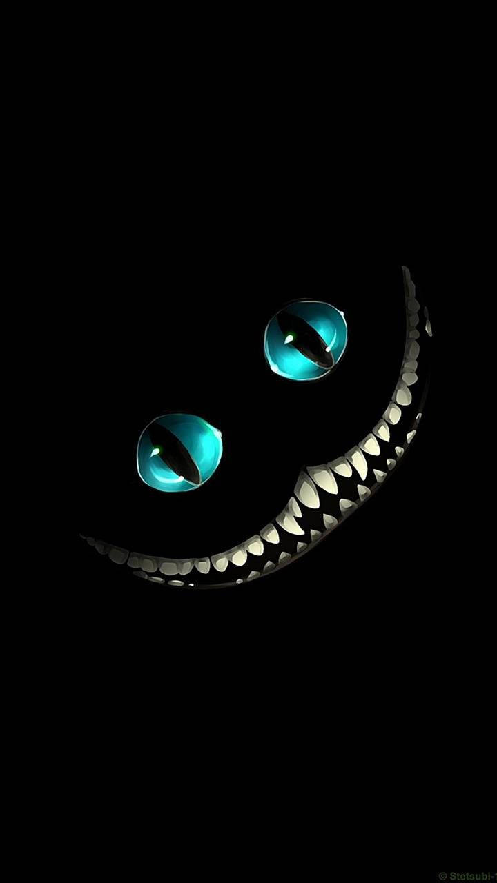 Cheshire Cat Graphic Poster Background