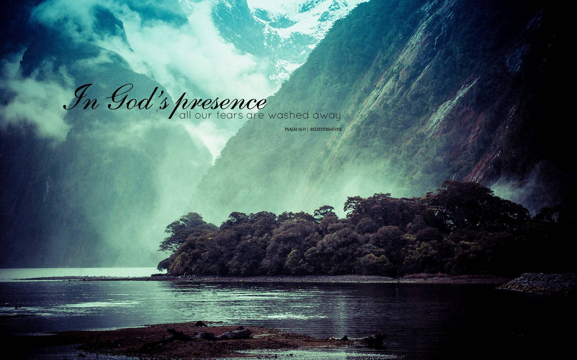 Christian In God's Presence Background