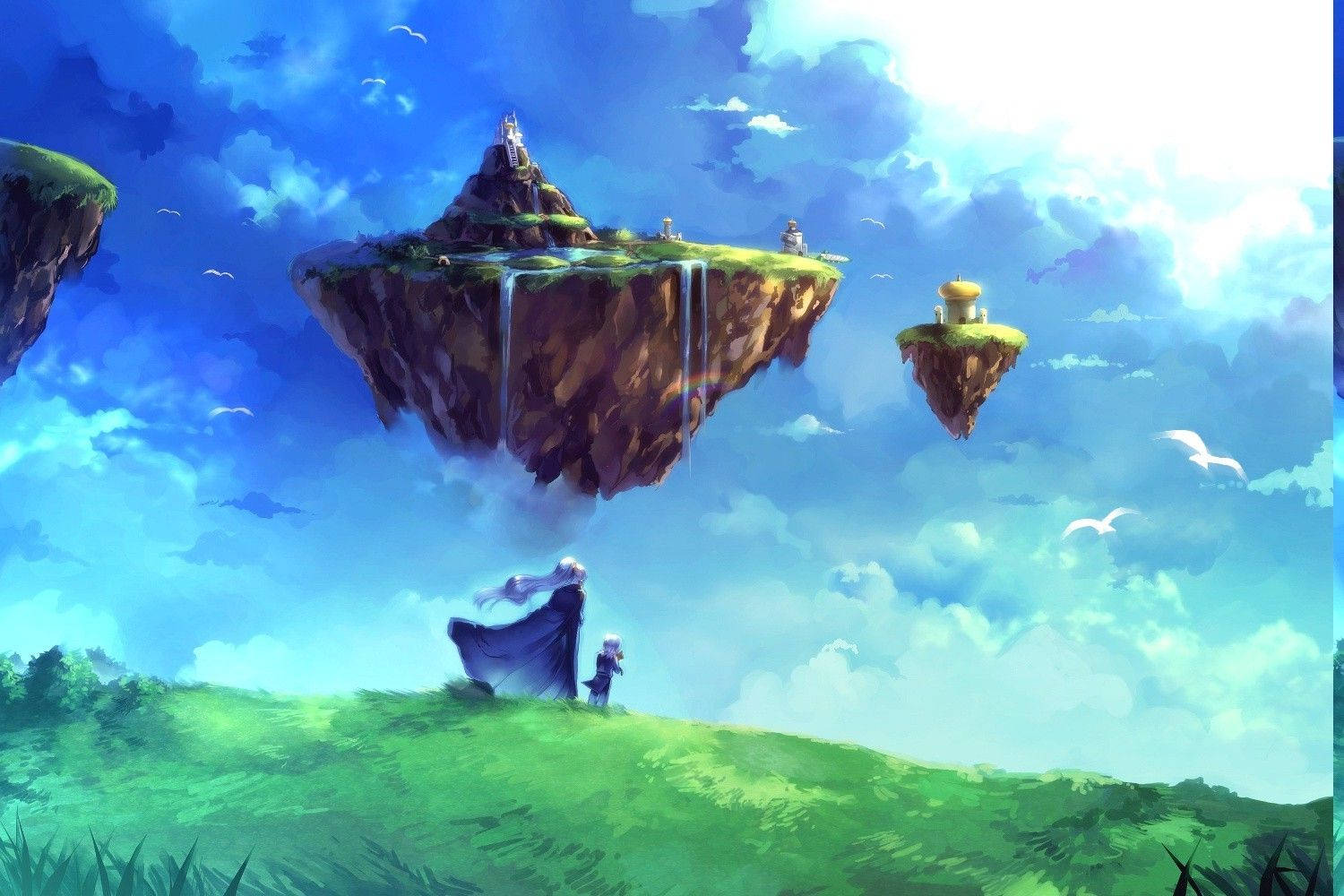 Chrono Trigger Fantasy Kingdom Graphic Art Background
