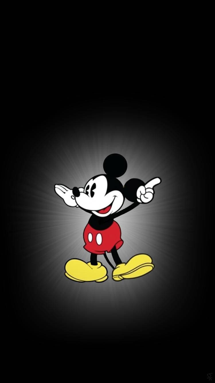 Classic Mickey Mouse Mobile Background