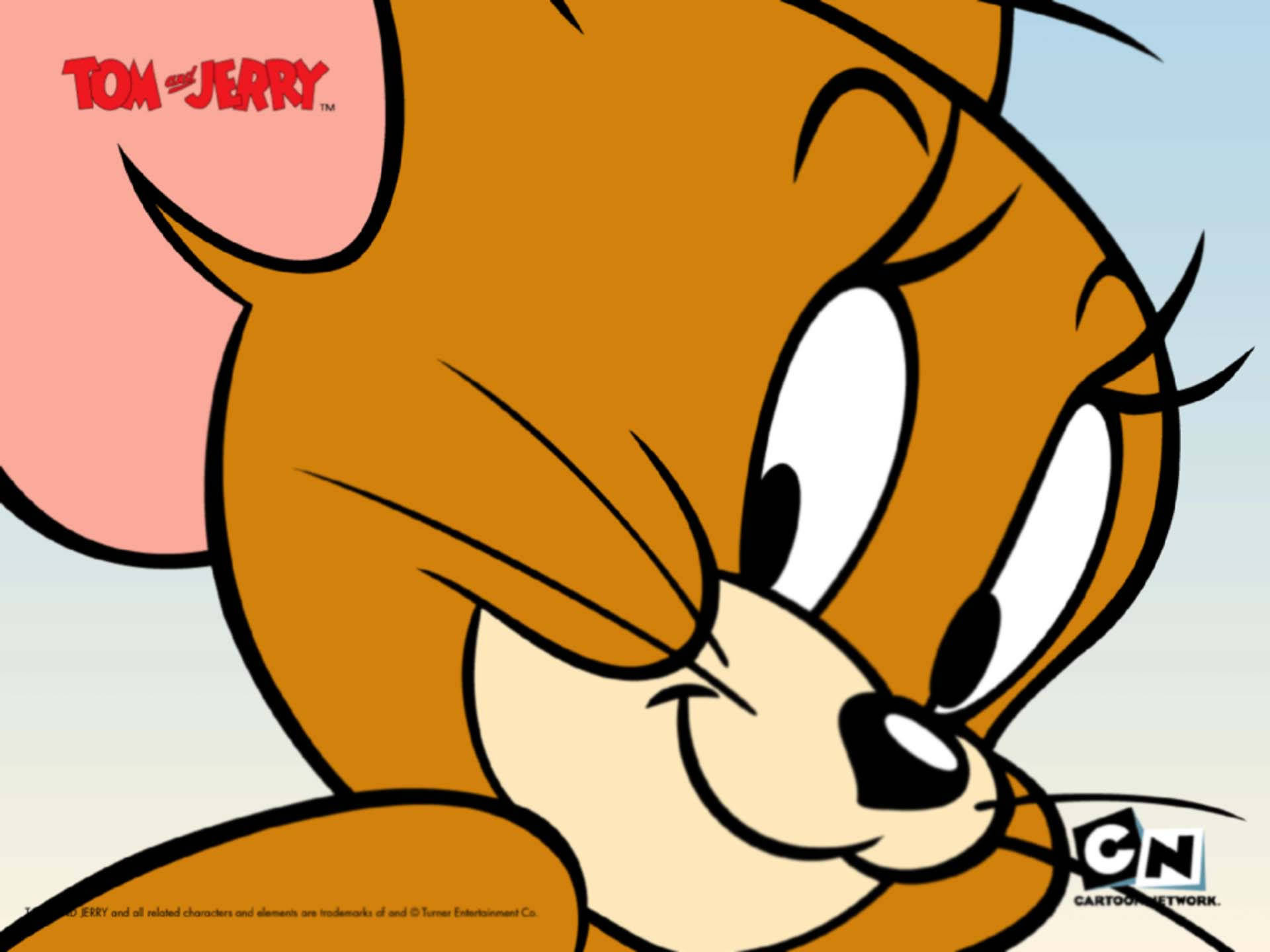 Close-up Jerry Mouse Cartoon Background