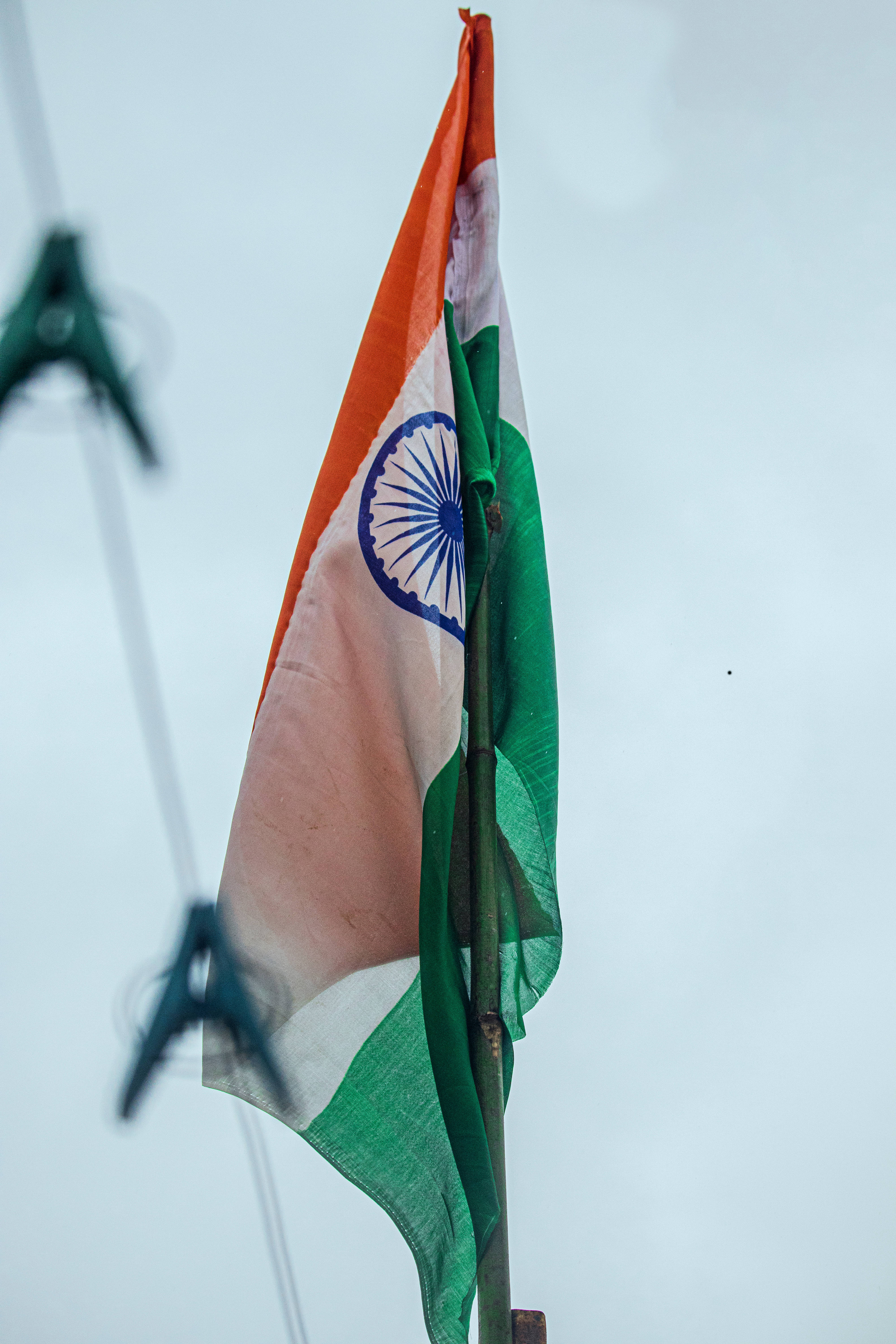 Download Close-up Tiranga Indian Flag Wallpaper 