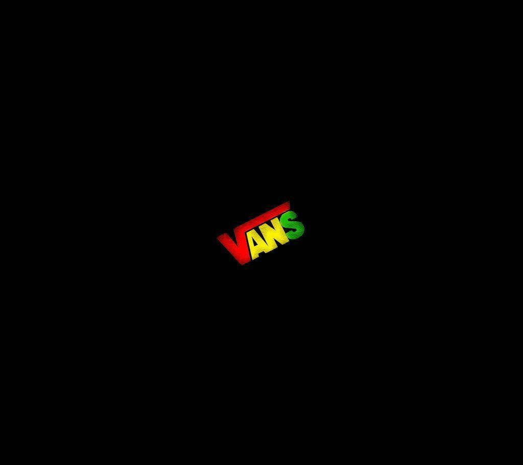 Colored Minimalist Vans Logo Background